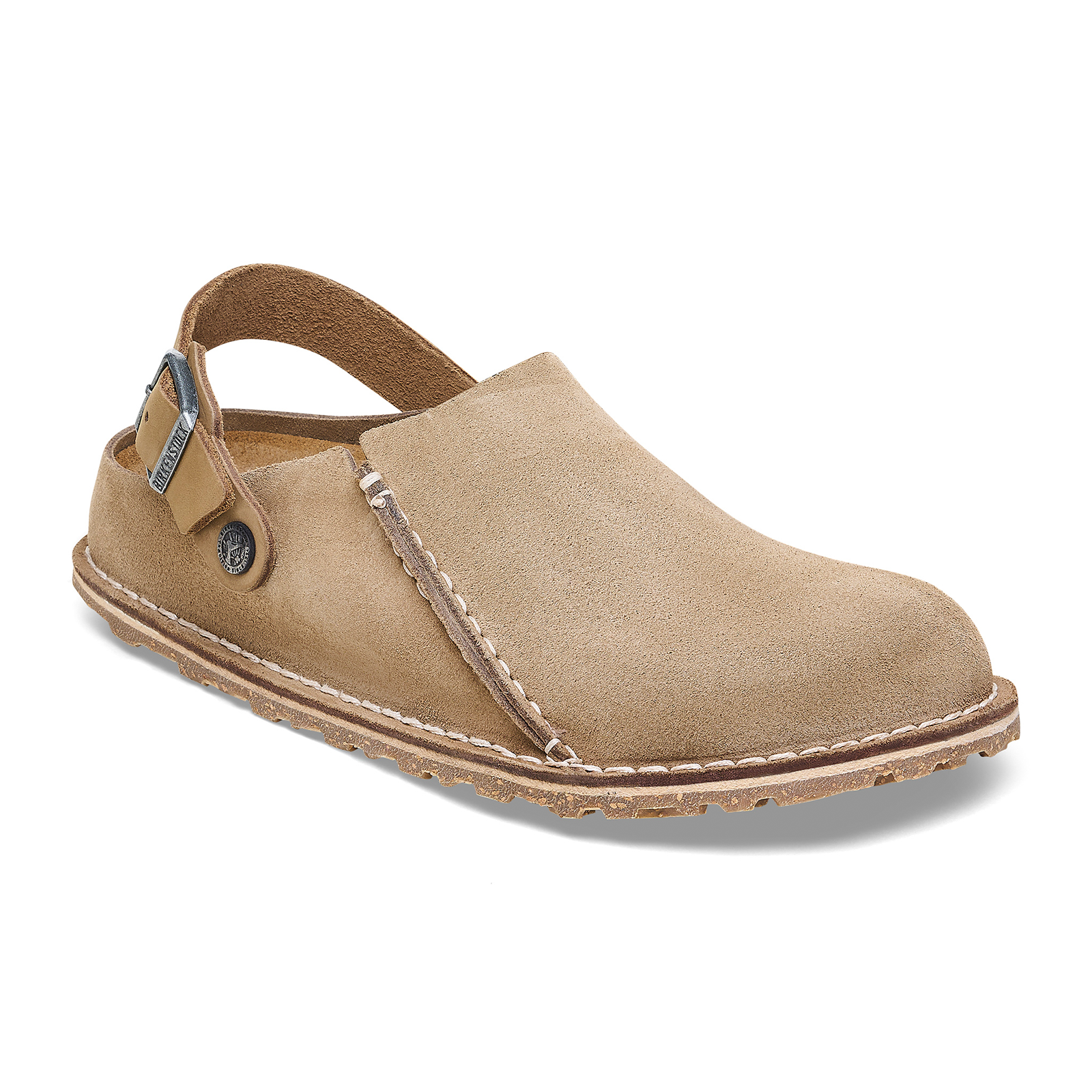 Birkenstock Lutry Narrow Slippers for Women - Comfortable Gray Taupe Suede House Shoes | Perfect for Indoor Lounging, Spa Days & Cozy Home Wear