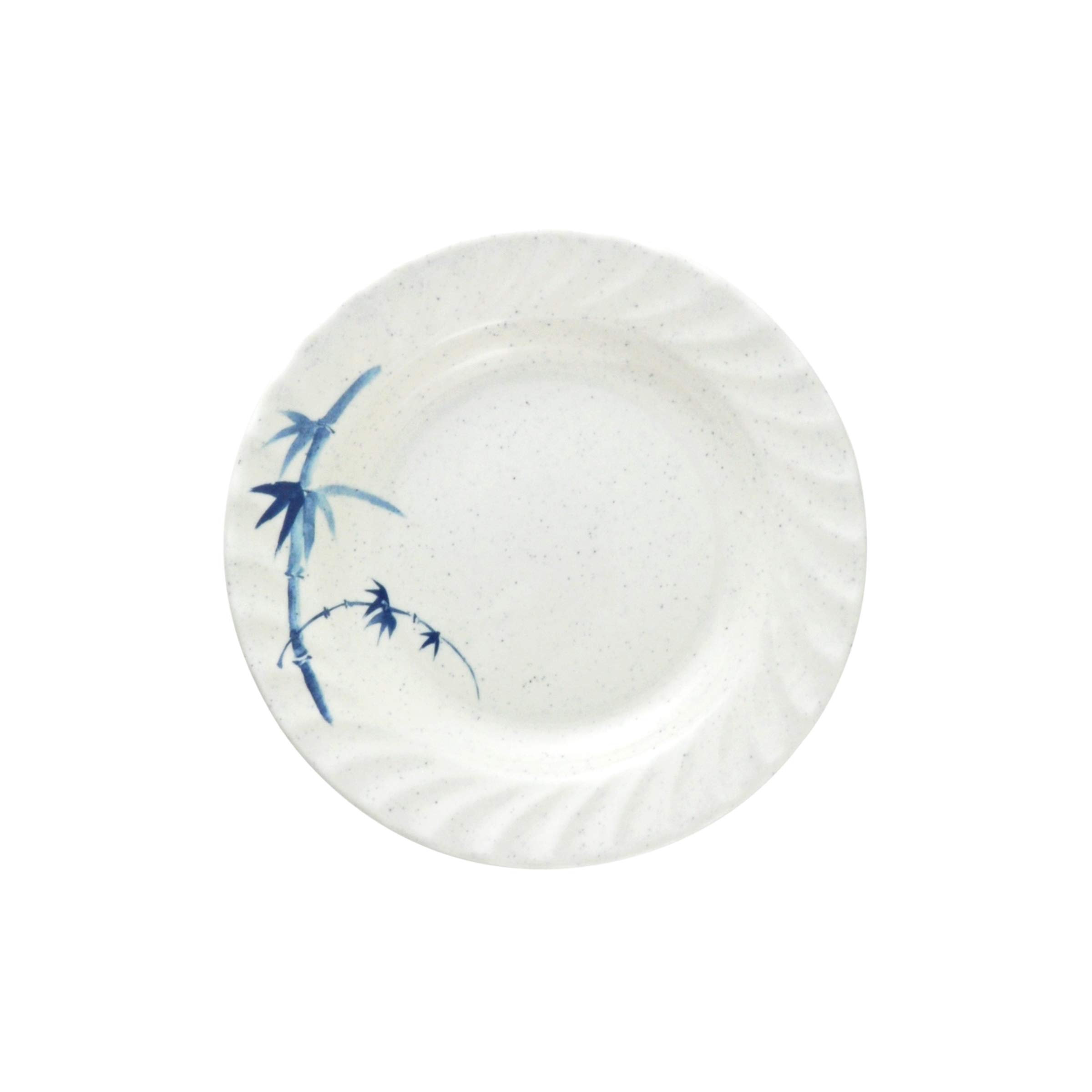 Premium Blue Bamboo Melamine Dinnerware Set - 7