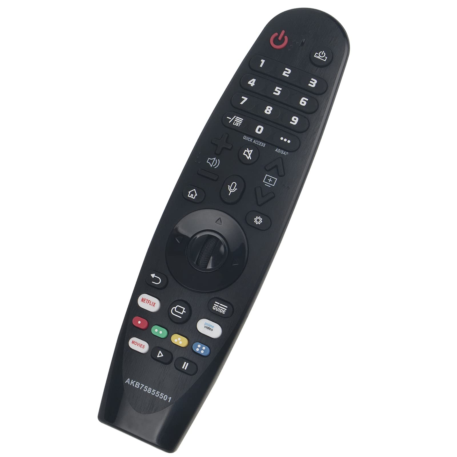 AKB75855501 MR20GA Replacement Magic Voice Remote Control for LG OLED TV Models - Compatible with OLED55B9PUB, OLED65E9PUA, OLED65C9PUA & More | Perfect for Smart TV Navigation & Voice Commands