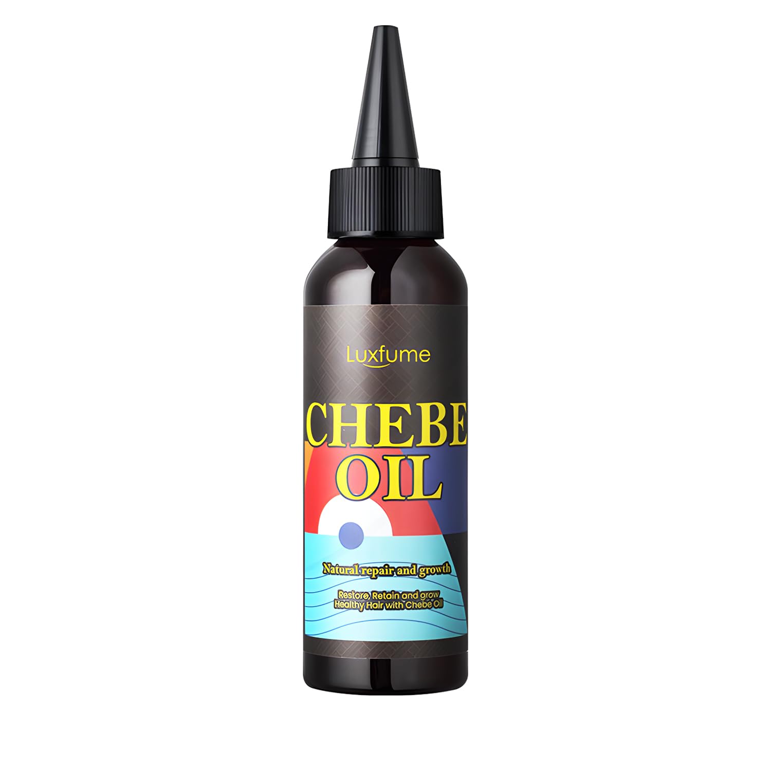 Chebe Hair Growth Oil with Chebe Powder - Natural Scalp Treatment for Thicker, Stronger & Longer Hair - Hair Thickening Products for Women & Men - Perfect for Daily Hair Care & Styling Routine