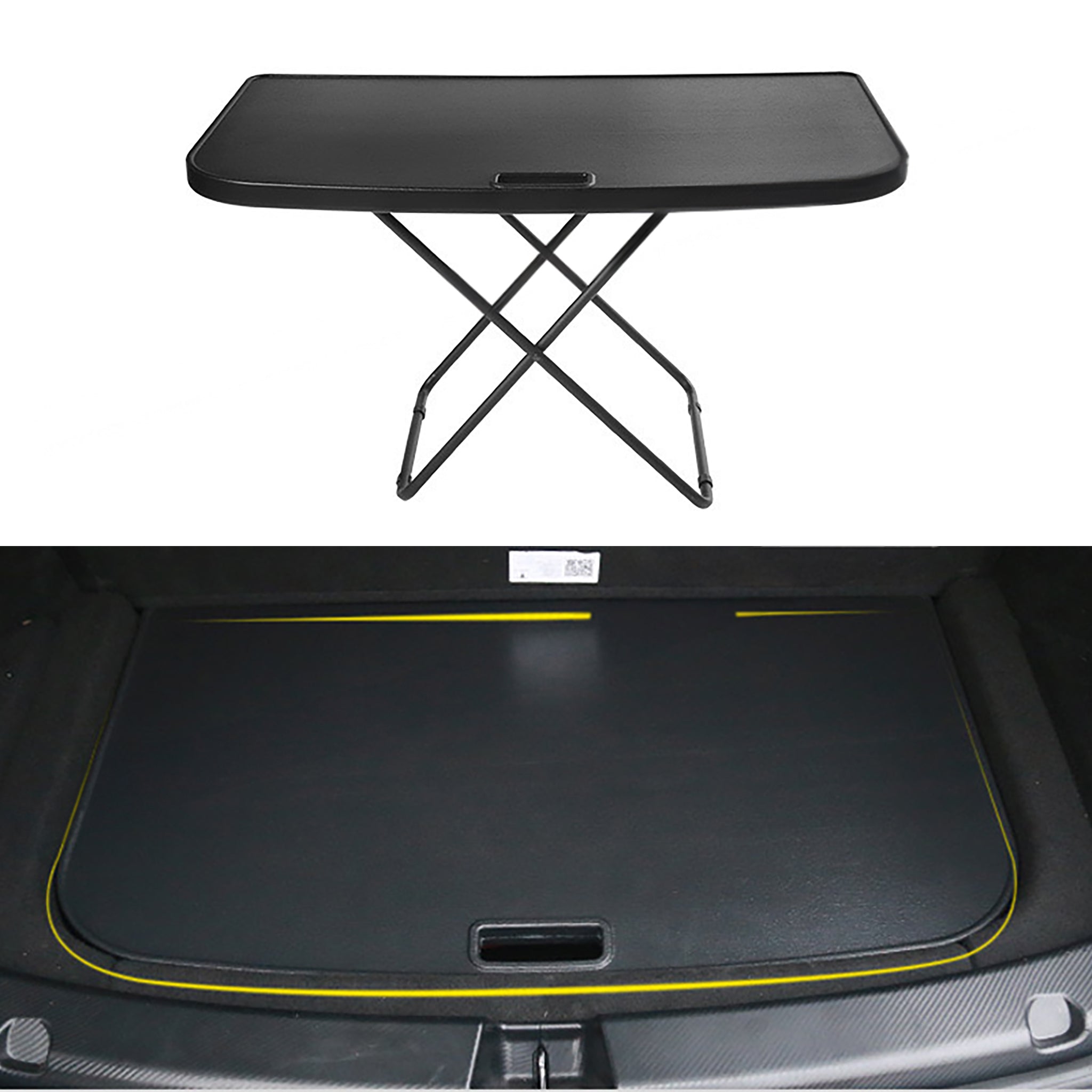 Foldable Portable Camping Table for Tesla Model Y (2025+ Juniper) - Space Saving Travel Table for Tesla Owners | Perfect for Road Trips, Picnics & Outdoor Adventures