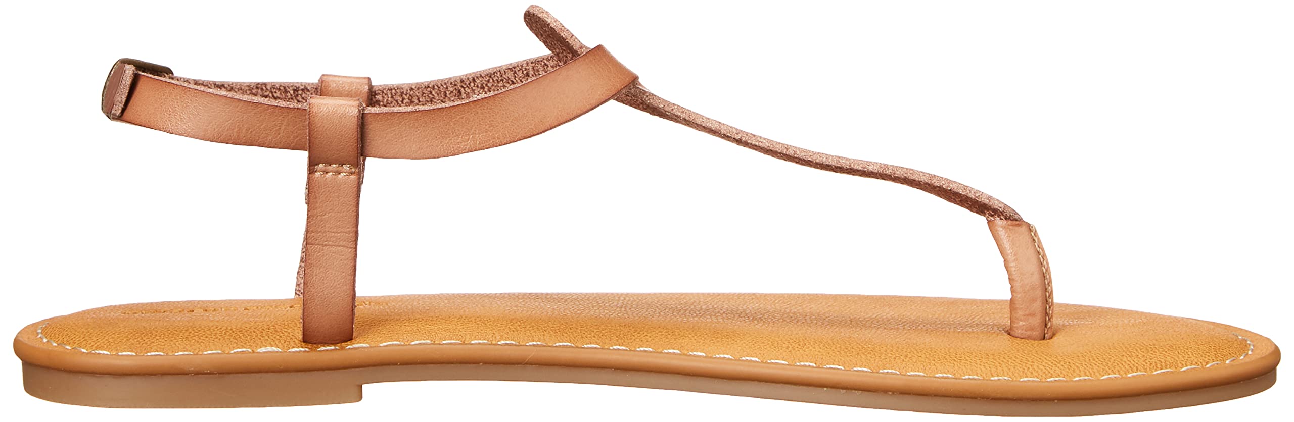 Amazon Essentials Women's Casual Thong Sandal with Adjustable Ankle Strap - Comfortable Flip Flops for Beach, Pool, Summer Outfits & Vacation Wear