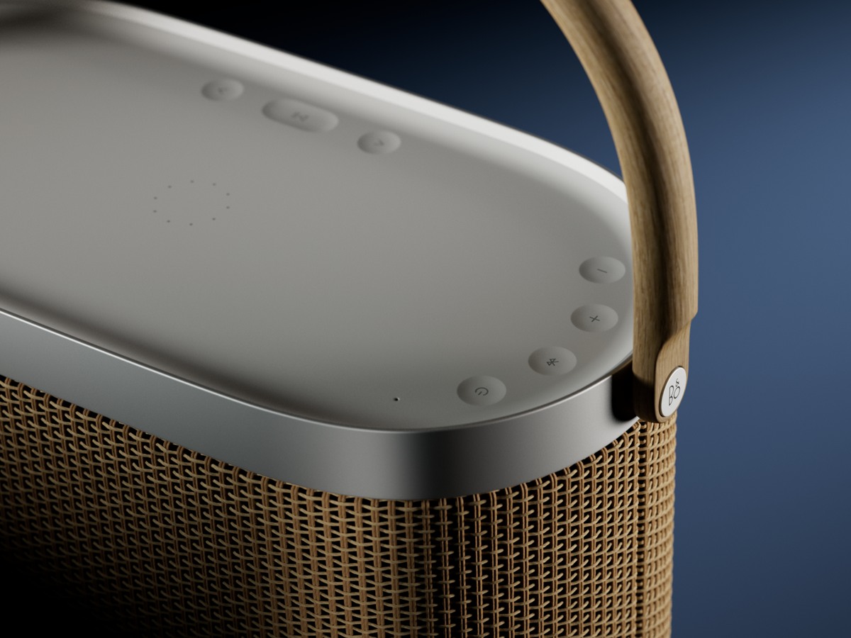 Premium Bang & Olufsen BeoSound A5 Wireless Bluetooth Speaker - High-End Portable Audio with 360° Sound for Home, Outdoor & Travel