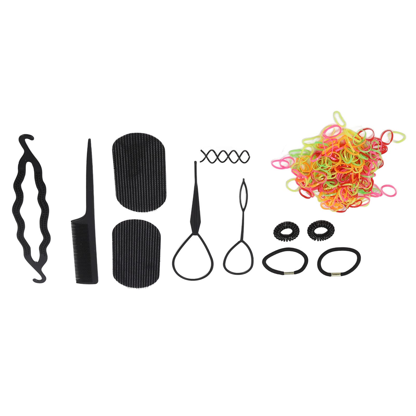 12pcs Spiral Hair Ties Set - Hair Styling & Modeling Tool for School, Work, Gym & Everyday Use - No Damage Hair Accessories for Women & Girls