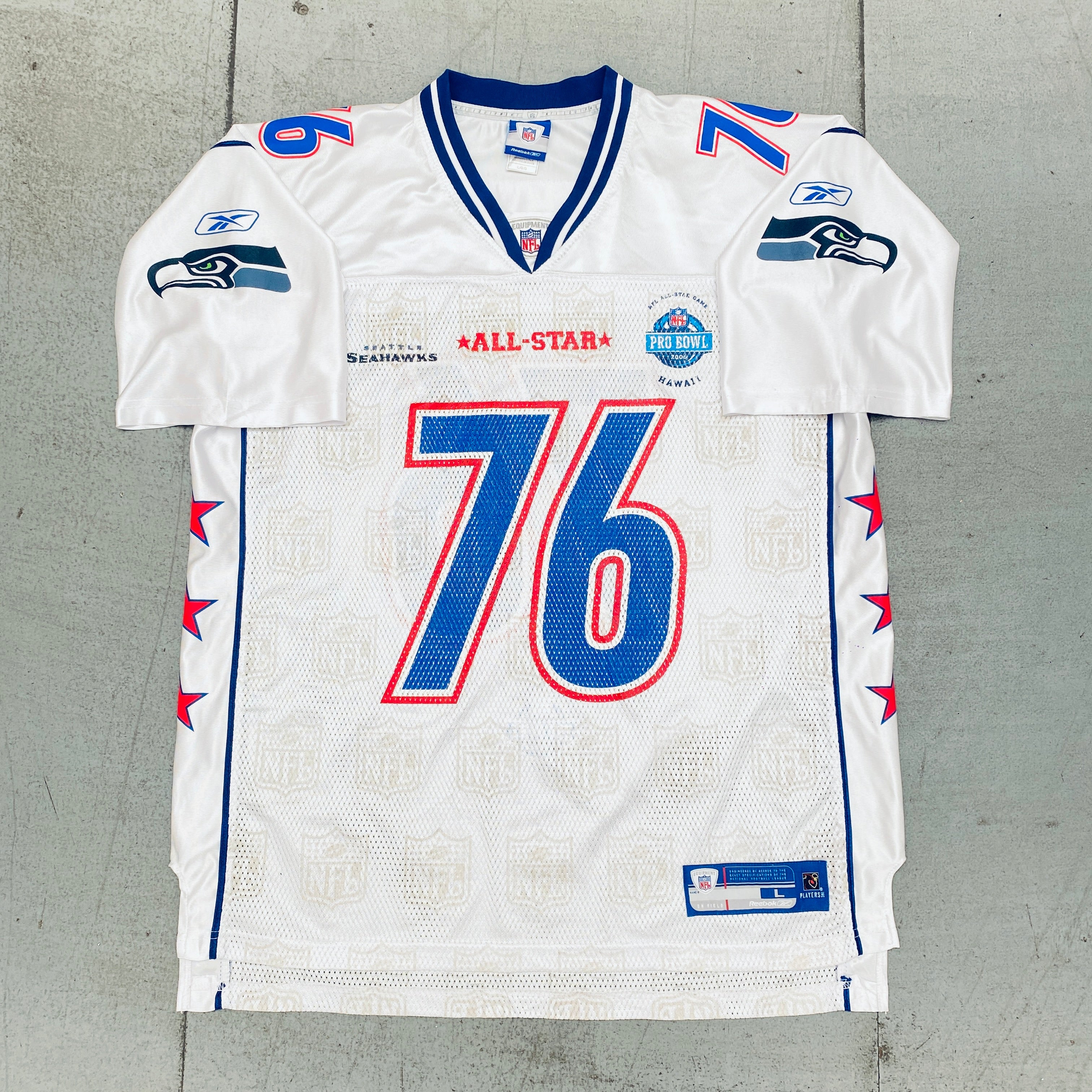 Steve Hutchinson 2006 Pro Bowl Jersey - Seattle Seahawks NFL Football Jersey for Men, Game Day & Fan Collection - Perfect for Football Games, Tailgating, and Seahawks Memorabilia Display