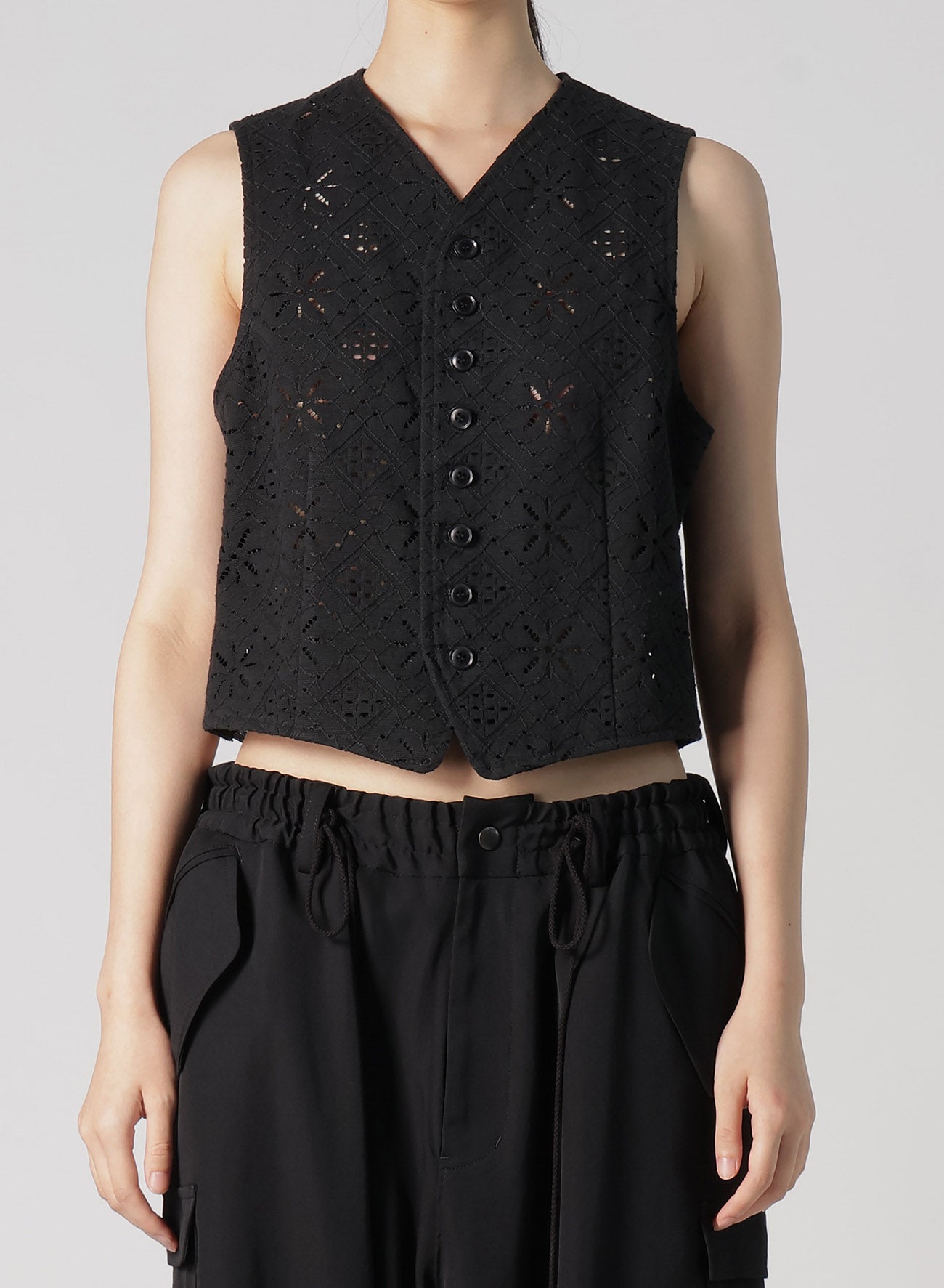 Cotton Lace Sleeveless Vest for Women - Breathable Summer Fashion Top - Perfect for Beach, Casual Wear and Layering