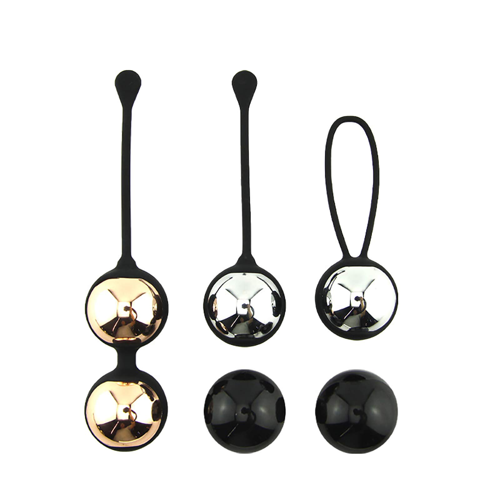 Premium Silicone Ben Wa Balls for Women - Kegel Exercise Weights & Pelvic Floor Massager | Postpartum Recovery, Bladder Control & Intimacy Enhancement | Perfect for Childbirth Recovery, Fitness Training & Sensual Wellness