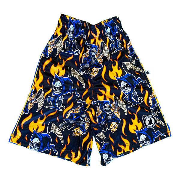 Boys Reaper Lax Shorts - Lightweight Performance Lacrosse Shorts for Youth Players - Perfect for Training, Games & Outdoor Sports