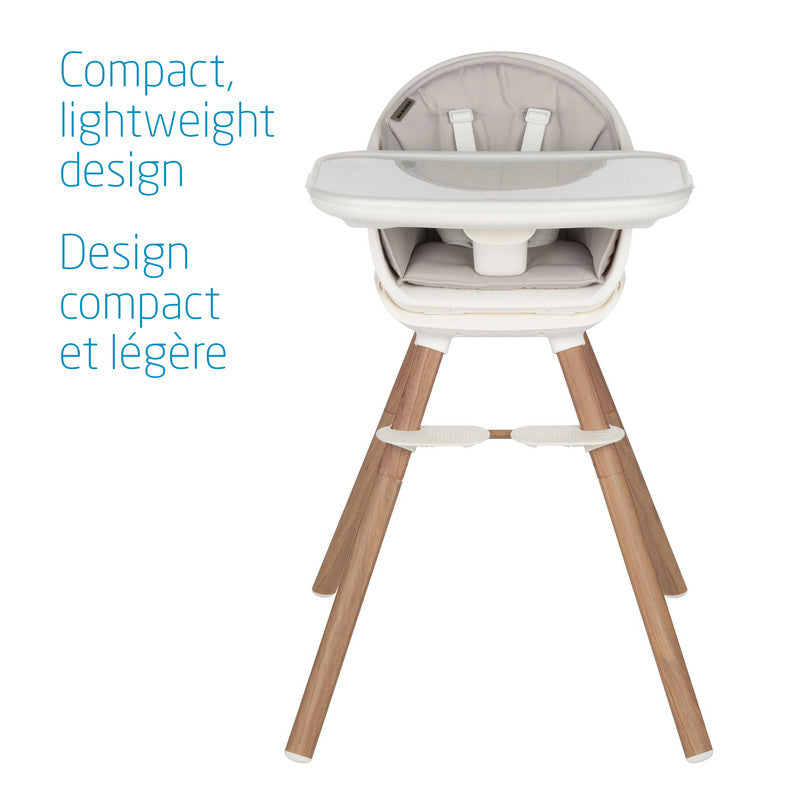 Maxi Cosi Minla High Chair - Adjustable Baby Feeding Chair with 3 Recline Positions & Removable Tray - Perfect for Infants & Toddlers at Home or Restaurant