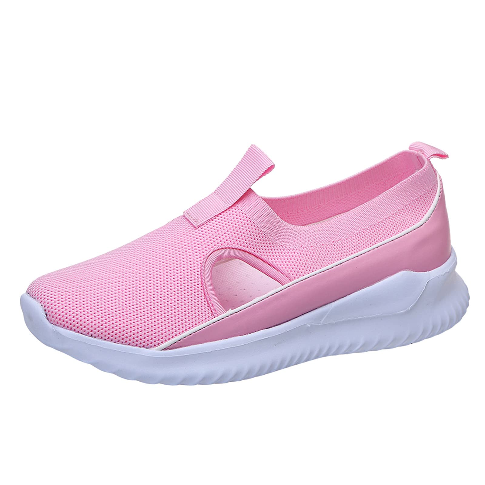Ezeerae Women's Comfortable Work Shoes for Nurses - Lightweight Athletic Slip-On Loafers with PU Mesh Design | Perfect for Healthcare Professionals, Long Shifts & All-Day Wear