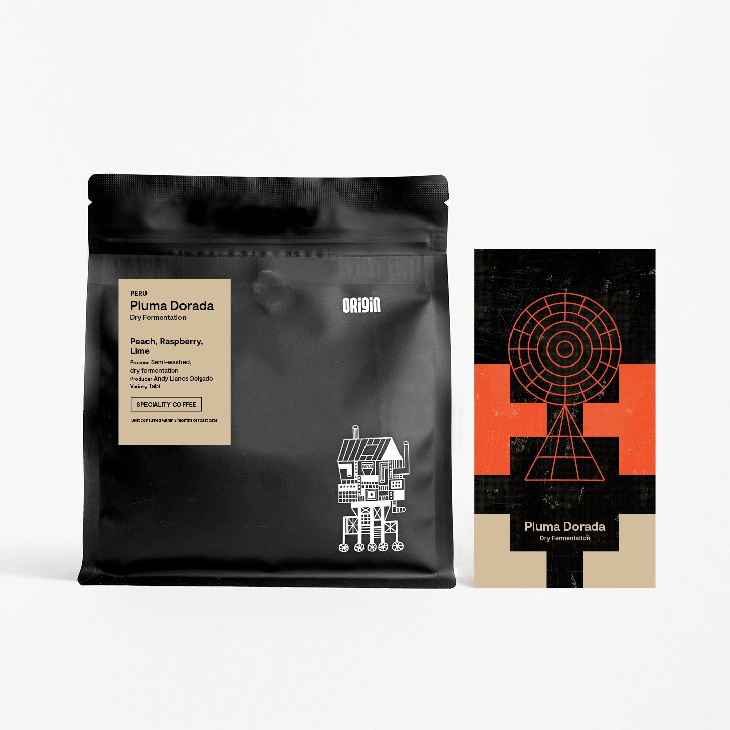 Premium Pluma Dorada Dry Fermented Coffee Beans - Specialty Single Origin for Espresso & Pour Over Brewing - Perfect for Home Baristas & Coffee Enthusiasts