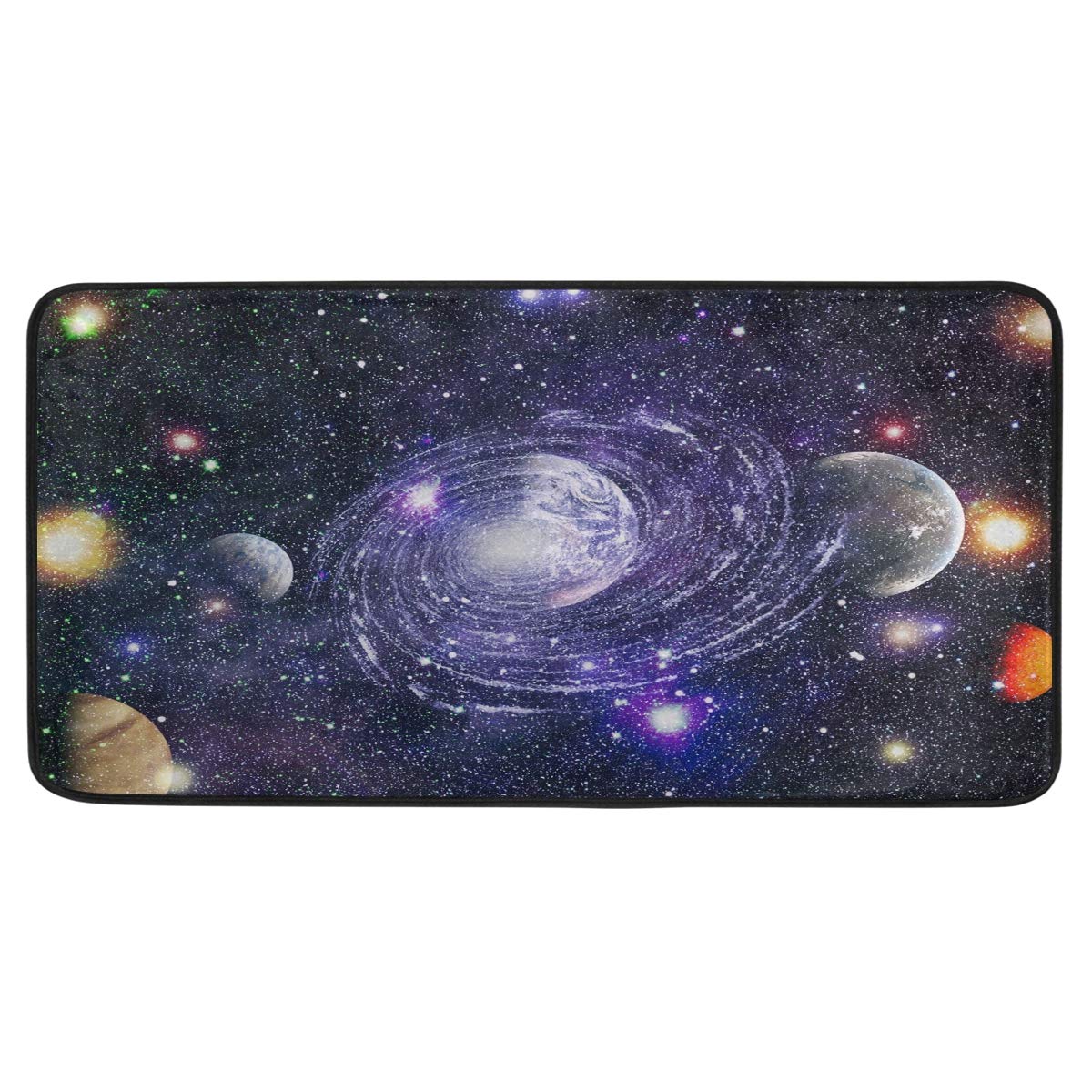 Star Field Galaxy Non-Slip Kitchen Floor Mat - 39