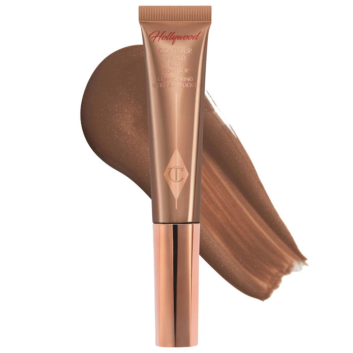Charlotte Tilbury Hollywood Contour Wand - Cream Bronzer & Highlighter Stick for Face Contouring | Buildable, Blendable Formula for Natural Glow | Perfect for Everyday Makeup & Special Occasions