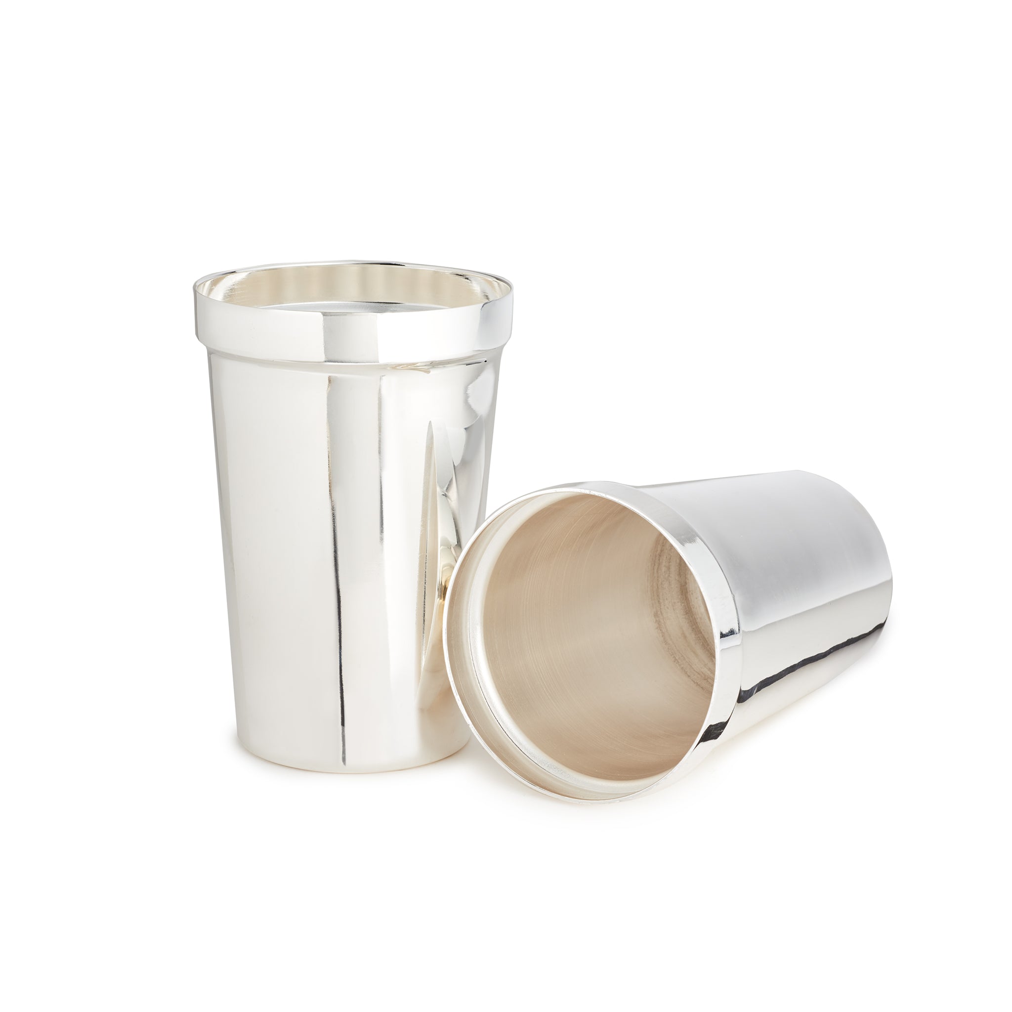 COLEY™ Stainless Steel Cocktail Shaker - 520ml (18oz) Silver Plated EPNS Bar Tool for Mixing Martinis, Margaritas & Cocktails - Perfect for Home Bars & Professional Bartenders