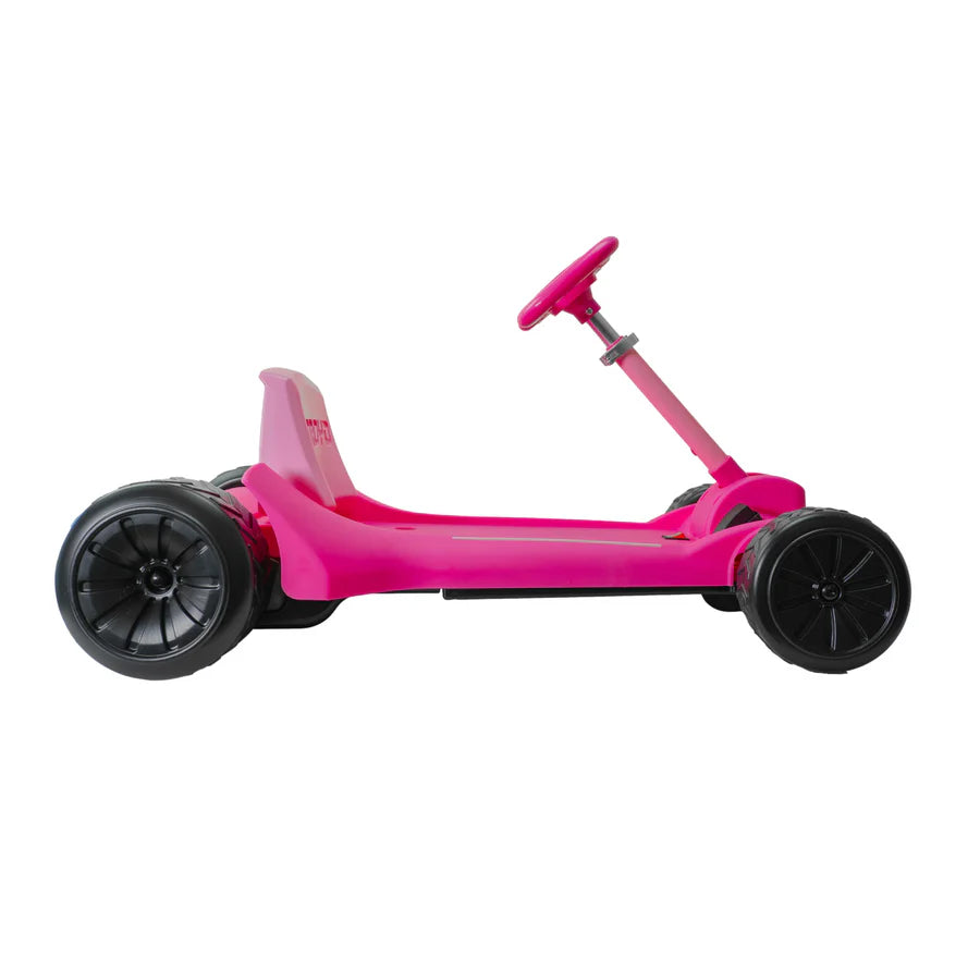 Droyd Zypster Mini Electric Go Kart for Kids - 24V 2Ah Lithium Ion Battery, 100W Brushed Motor, 6 MPH Speed, 3 Miles Range - Perfect for Backyard Fun, Birthday Gifts & Outdoor Adventures