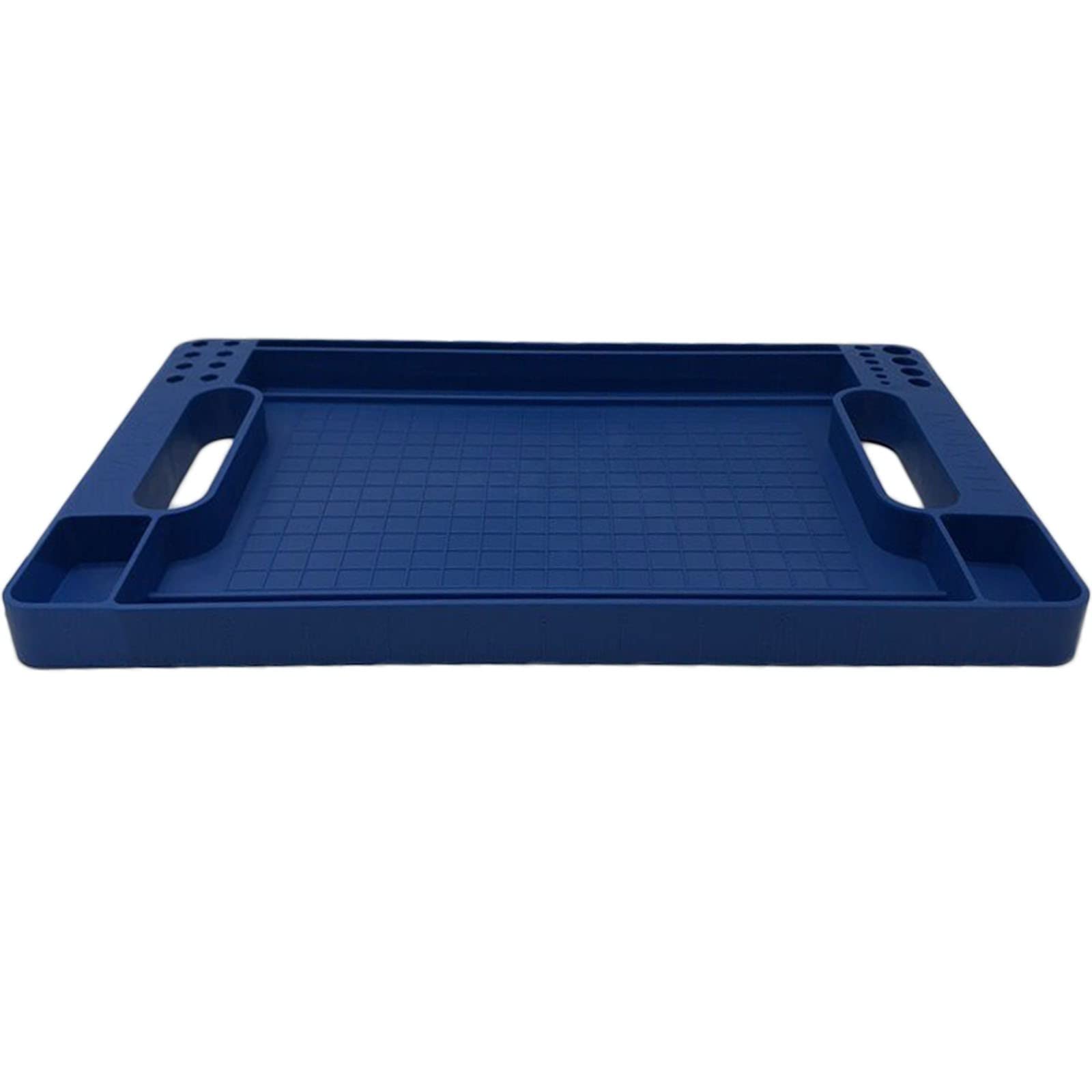 Multifunctional Hardware Tool Set - Non-Slip Storage Tray & 2-Foot Level for Home Improvement (Blue)