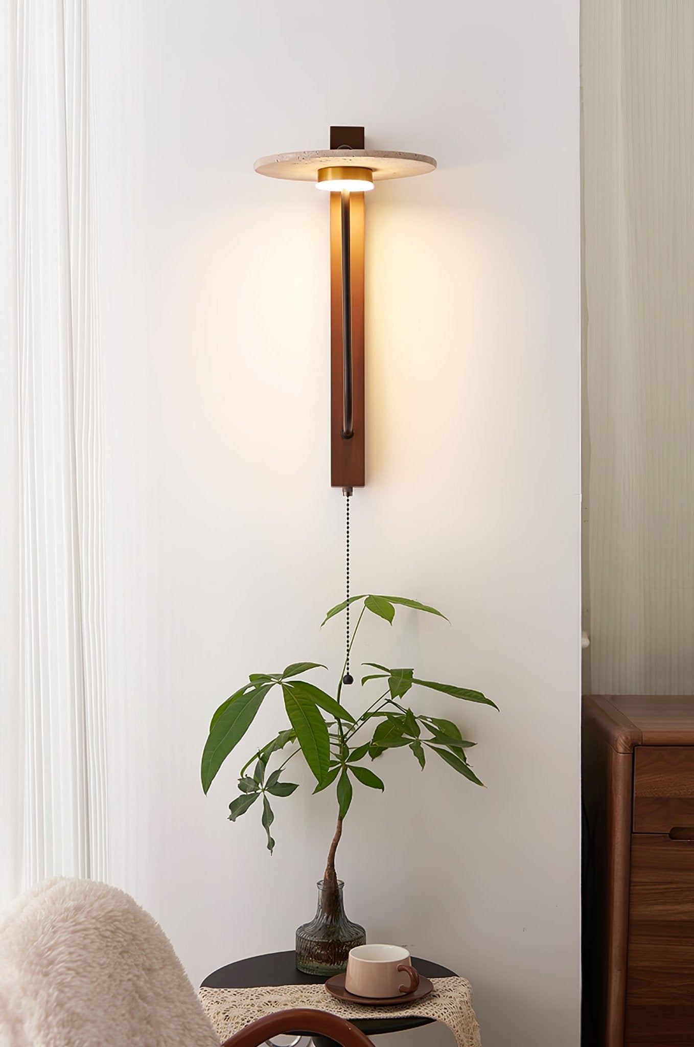Aura Arm Wall Lamp - Modern Adjustable LED Wall Light for Bedroom, Living Room & Office - Perfect for Reading, Decor & Ambient Lighting