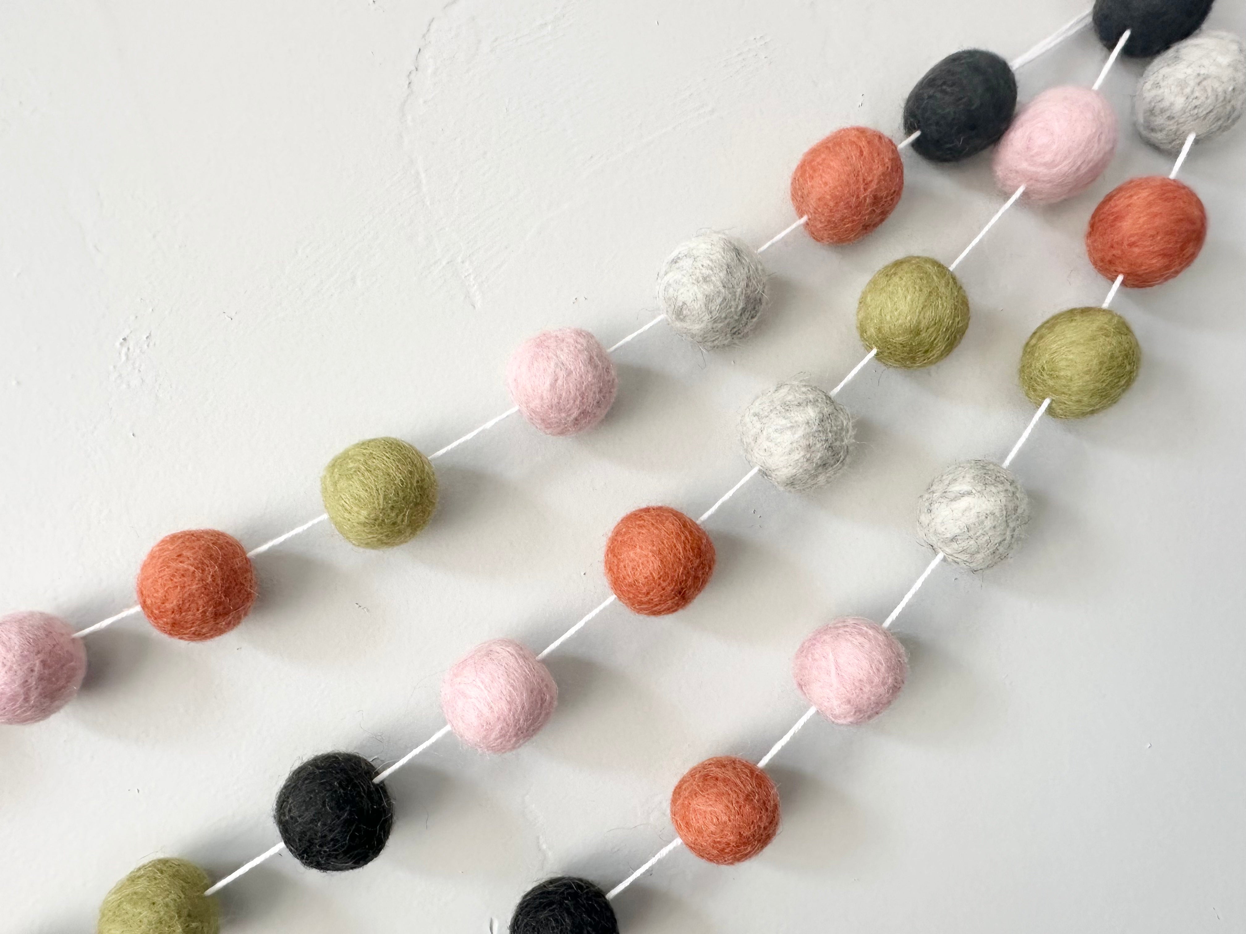 Soft Pastel Garland - Elegant Floral Decor for Weddings, Baby Showers & Home Parties | Perfect for Nursery, Living Room & Event Backdrops