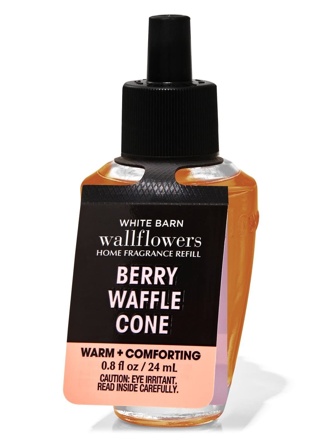 Berry Waffle Cone Wallflowers Home Fragrance Refill Bulbs - Pack of 4 Scented Oil Refills for Bath & Body Works Wallflower Plug Ins - Sweet Berry Dessert Aroma for Living Room, Bedroom, Office