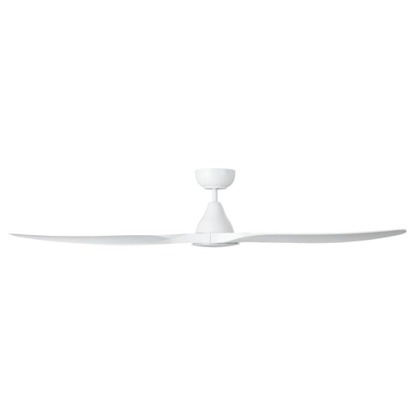 Eglo Surf 60-inch 152cm Modern Ceiling Fan with 20W LED CCT Light - Adjustable Color Temperature, Remote Control, White - Perfect for Living Room, Bedroom, and Outdoor Patio