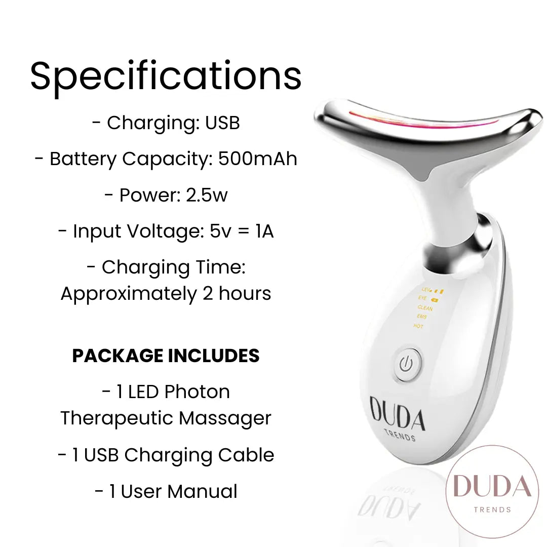 Best Facial Rejuvenation Device for Anti-Aging & Skin Tightening - At-Home Skincare Treatment for Wrinkles & Fine Lines | Perfect for Daily Beauty Routine & Spa Nights