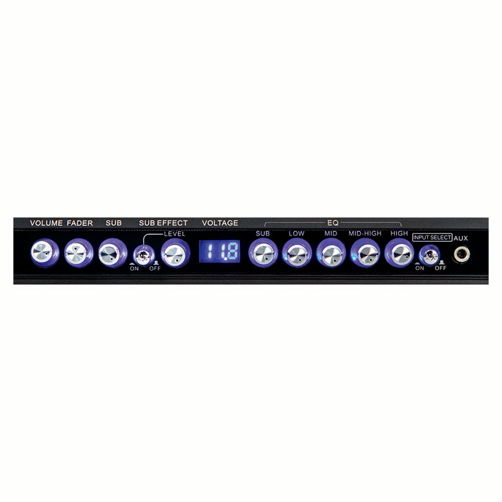 Precision Power E.5V 5-Band Parametric Equalizer with LED Display - Professional Audio Tuning for Home Studios & Live Performances