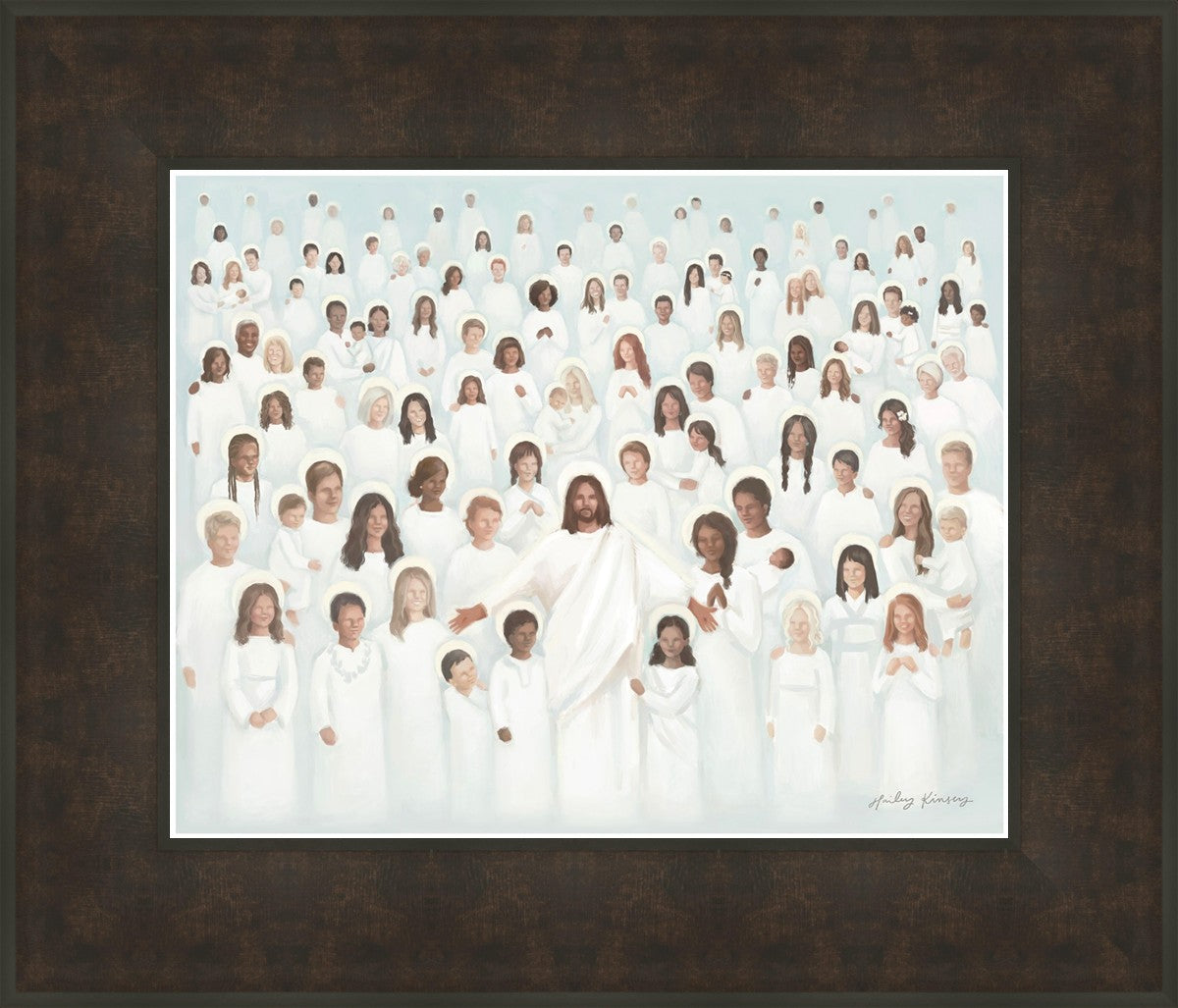 Body of Christ Christian Wall Art by Hailey Kinsey - Inspirational Home Decor for Church, Prayer Room & Faith-Based Gifts