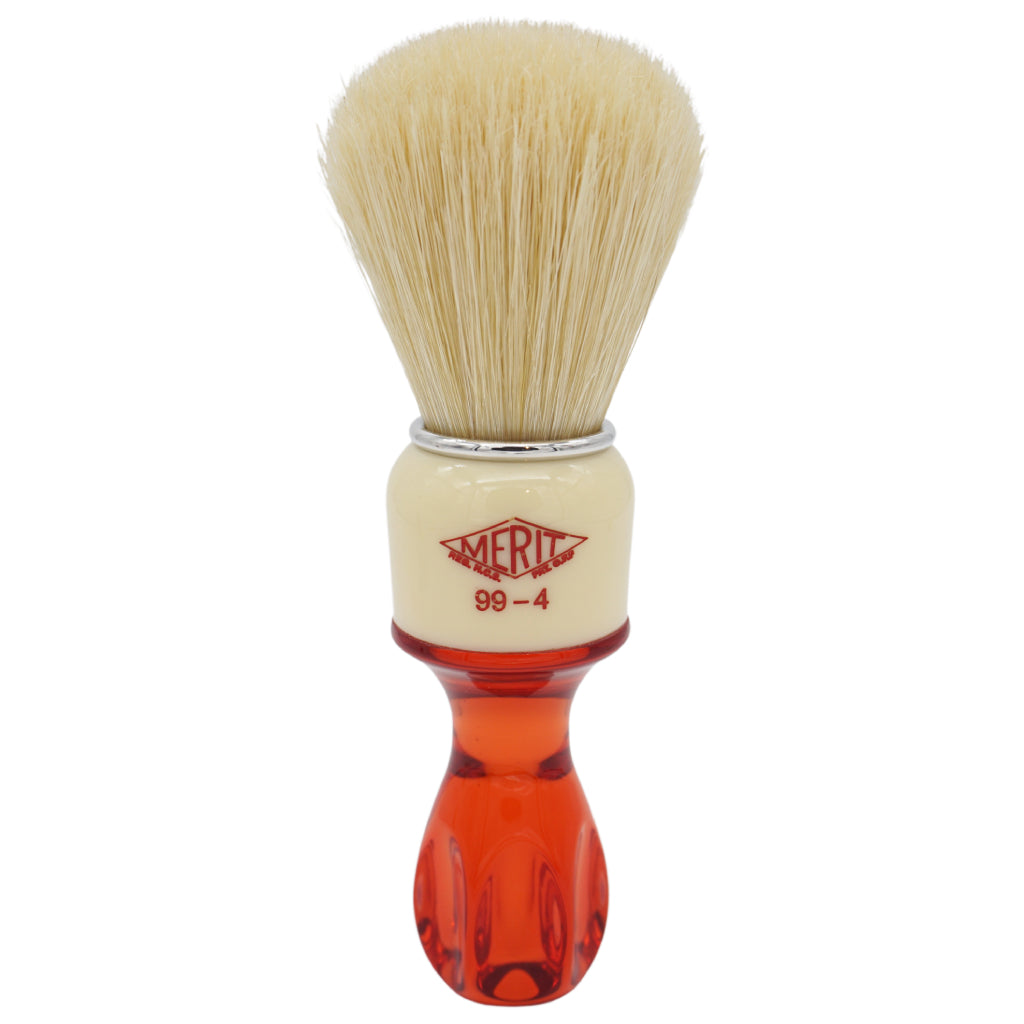 Premium 24mm Semogue SOC Boar Shaving Brush - Heritage Collection, Selected Cream & Red Merit 99 4 - Perfect for Wet Shaving & Grooming Rituals