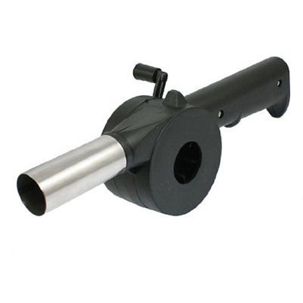 Outdoor Fan Air Blower Barbecue Fire Bellows Hand Crank Tool - Portable Camping, Grilling & Wood Stove Accessories for Charcoal, Fireplace & Bonfire