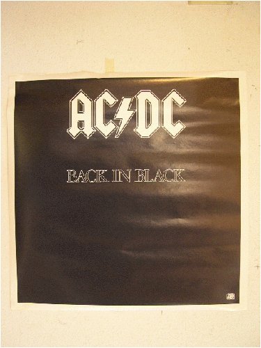 AC/DC Back In Black Poster - Vintage Rock Band Wall Art for Home, Office & Music Room Decor