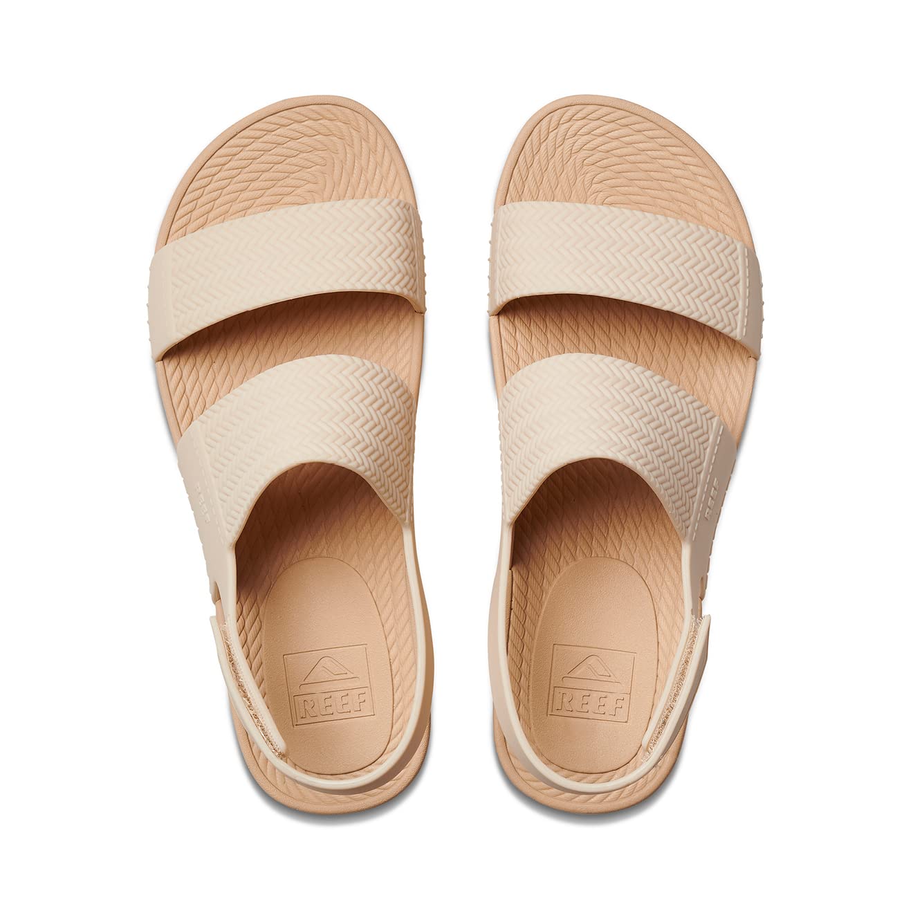 REEF Water Vista Women's Platform Sandals - Adjustable Velcro Strap Water Shoes for Beach, Pool & Summer Outdoor Activities