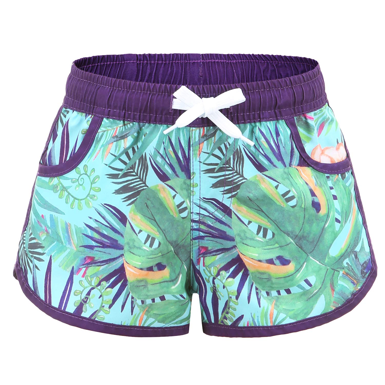 HowJoJo Boys' Dinosaur Swim Trunks - Quick Dry 3D Printed Swim Shorts with UPF 50+ Sun Protection - Perfect for Beach, Pool & Summer Water Activities