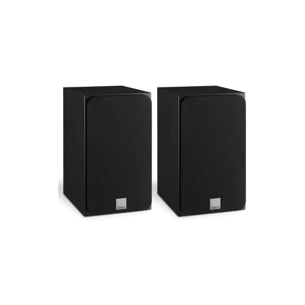 DALI Oberon 1 Compact Bookshelf Speakers - Premium HiFi Bookshelf Speakers for Home Theater, Music Listening & Gaming (Pair, Black/Walnut/White) - Perfect for Living Room, Bedroom & Home Studio Setup