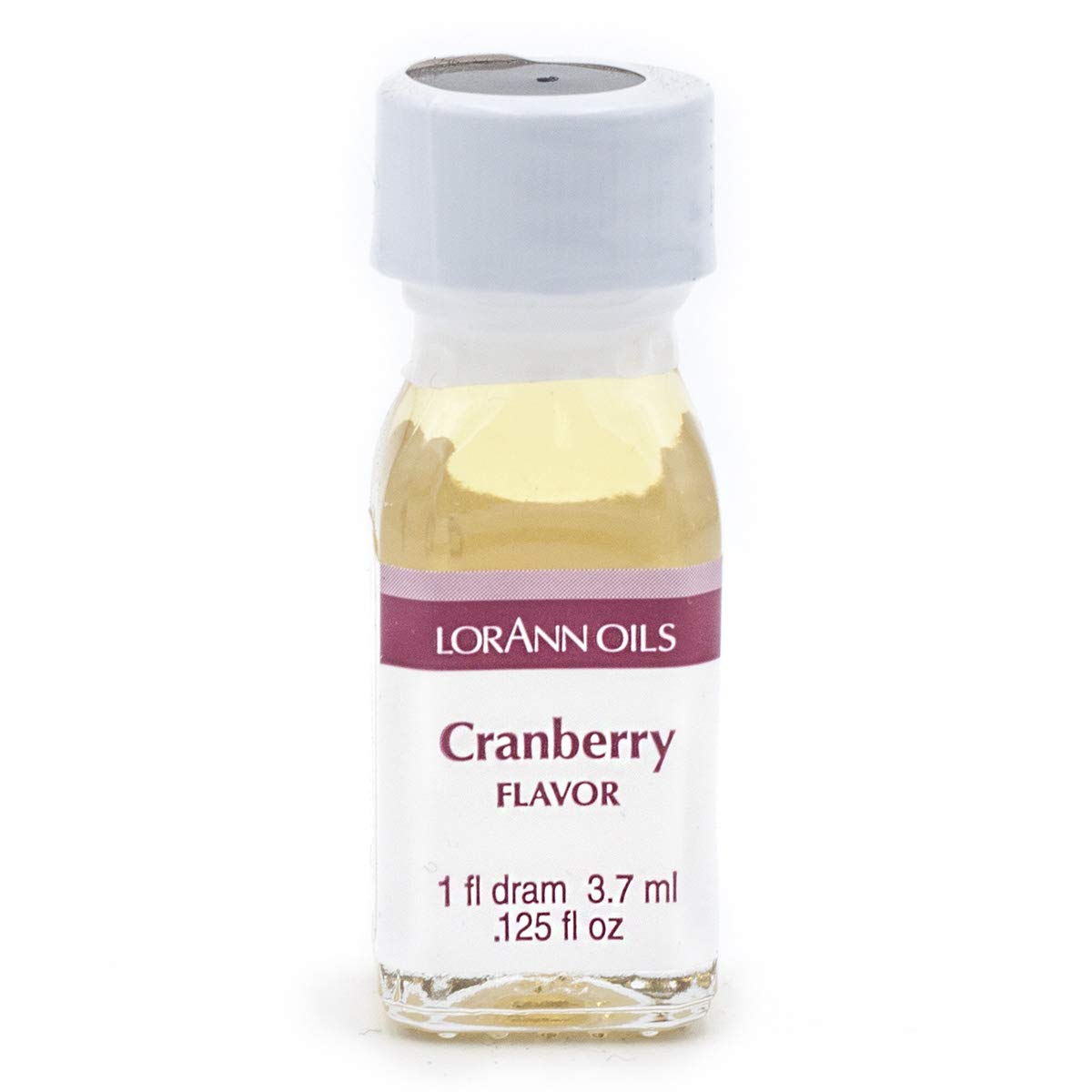 LorAnn Oils Super Strength Flavoring for Candy Making, Baking & Extracts - 4X Stronger Than Regular Extracts, Natural Cranberry Flavor (Pack of 2, 0.125 fl oz) - Perfect for Hard Candies, Frostings & DIY Desserts