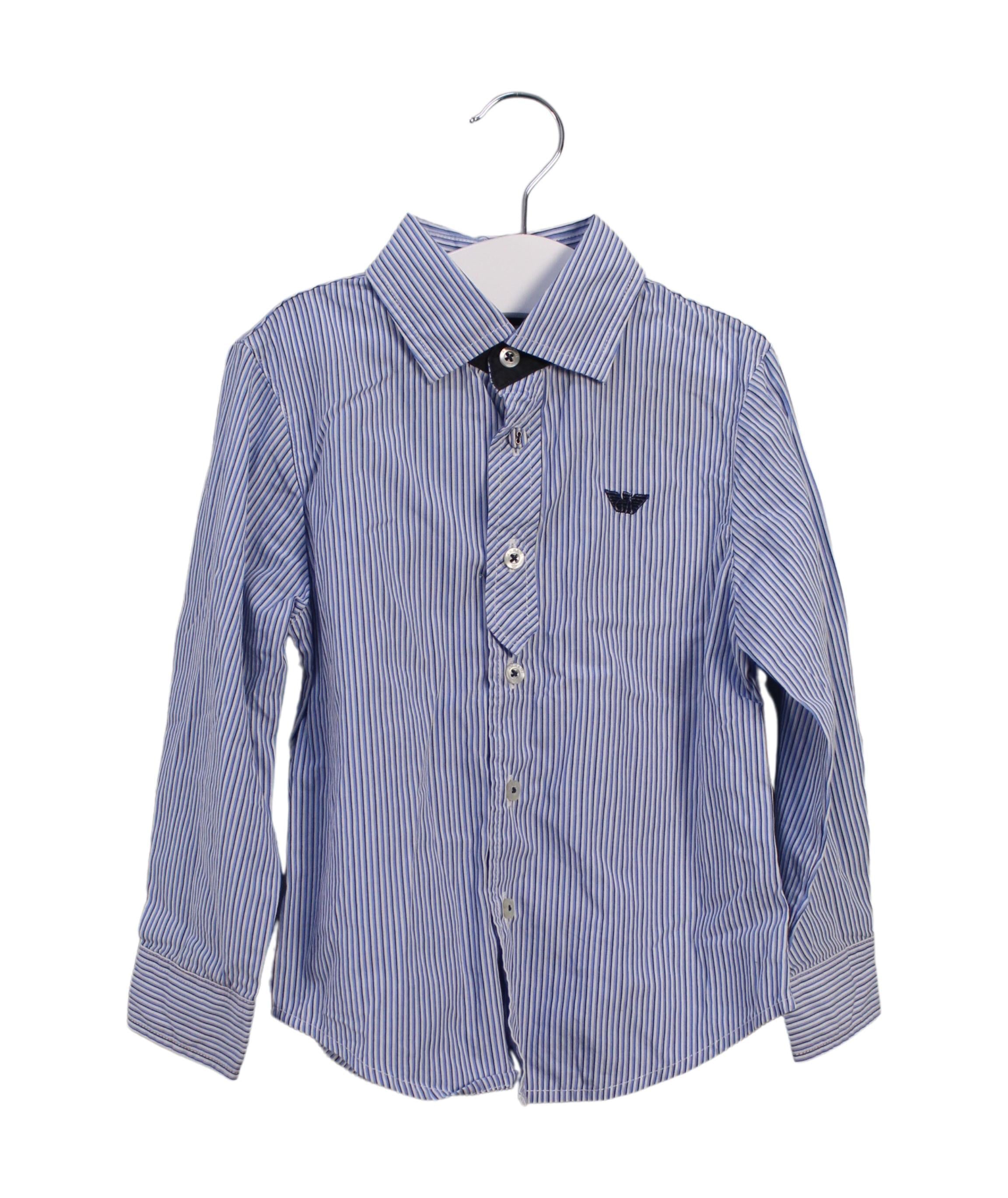 Armani Kids Boys Short Sleeve Casual Shirt 10203401 - Stylish Cotton Top for School, Parties & Everyday Wear