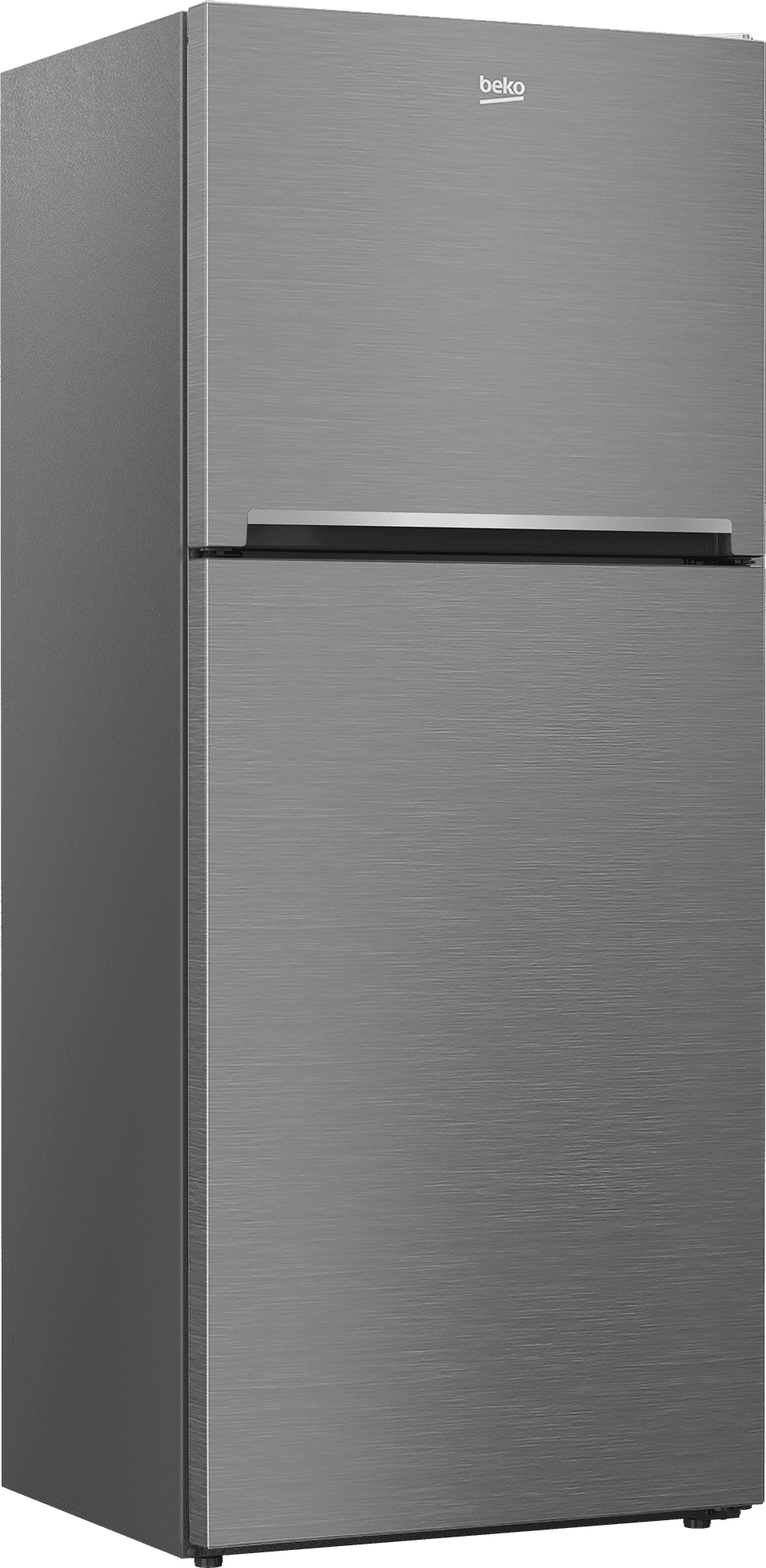 Beko BFTF2716SSIM 28 Inch Stainless Steel Freezer Top Refrigerator with Auto Ice Maker - Perfect for Kitchen, Home, and Office Use