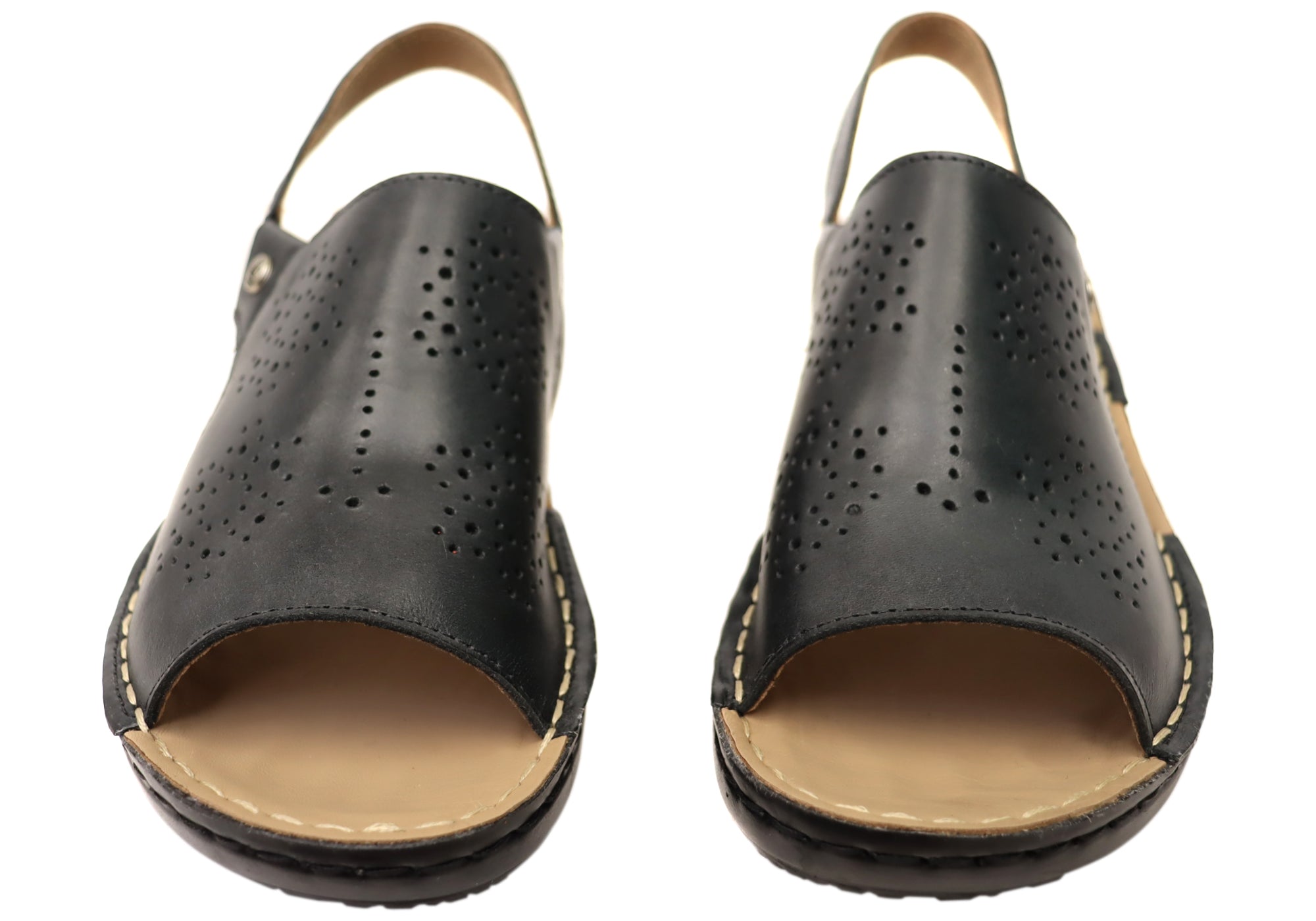 Levecomfort Amanda Women's Comfortable Brazilian Leather Sandals - Perfect for Beach, Vacation & Summer Outfits