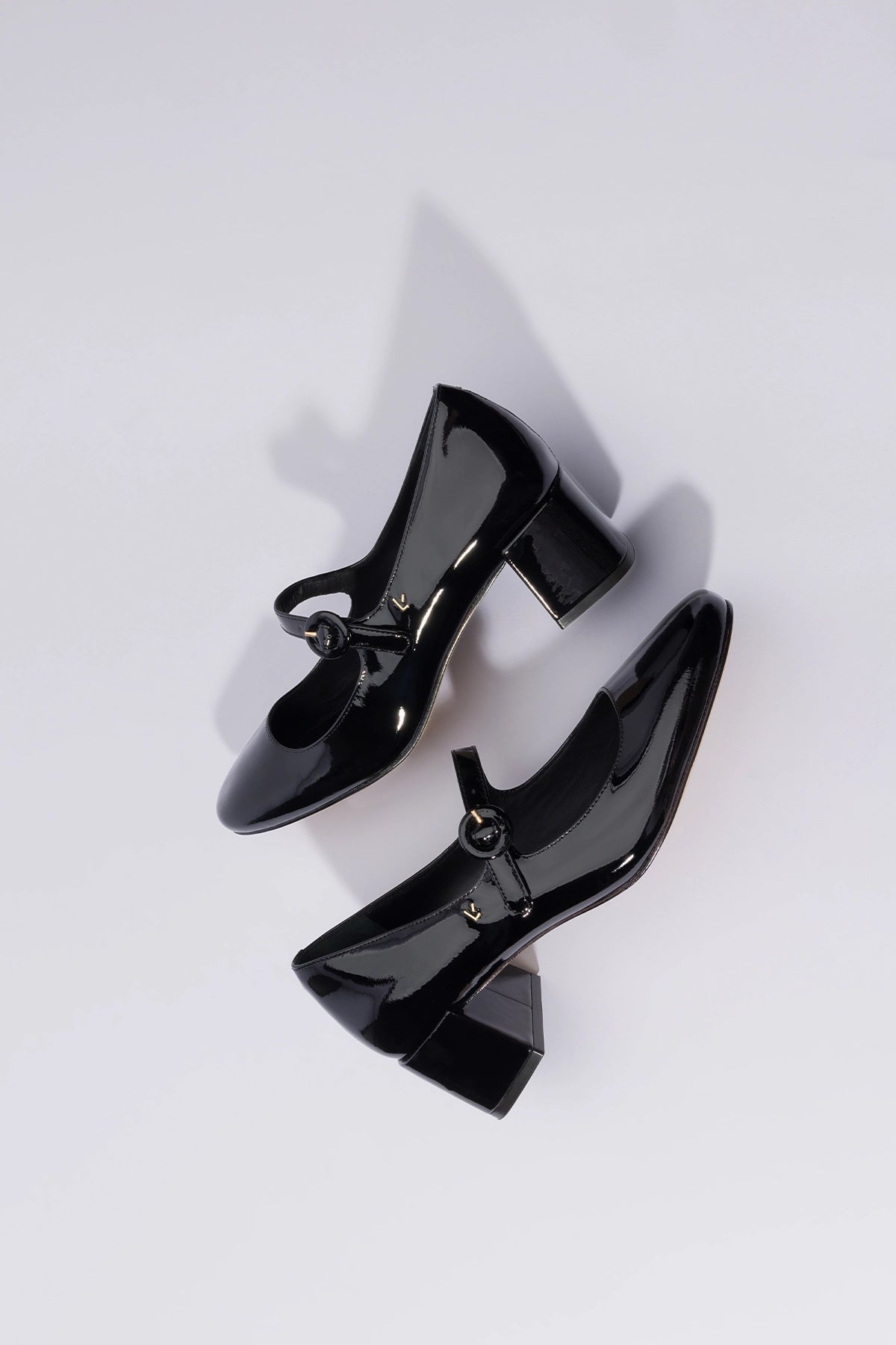 Blair Block Pump Women's Black Patent Leather High Heels - Elegant Dress Shoes for Office, Party & Special Occasions