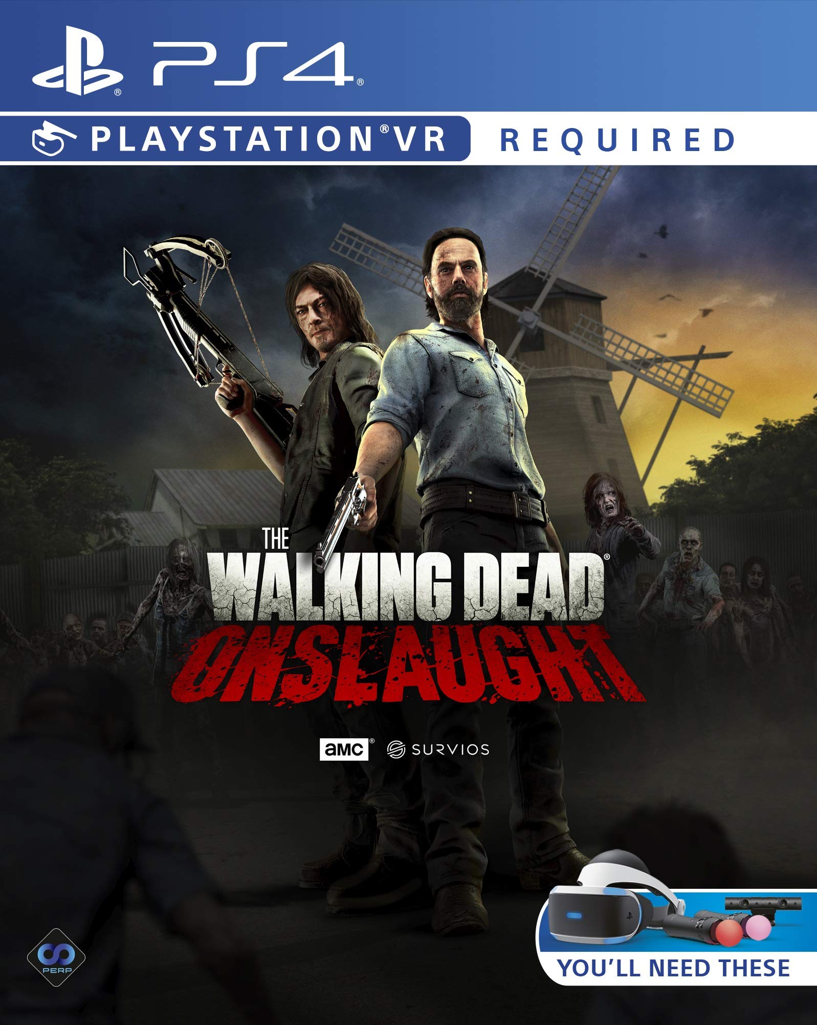 The Walking Dead Onslaught - PSVR Virtual Reality Game | Action-Packed Zombie Survival Adventure for PlayStation VR | Perfect for Horror Fans & VR Gaming Enthusiasts