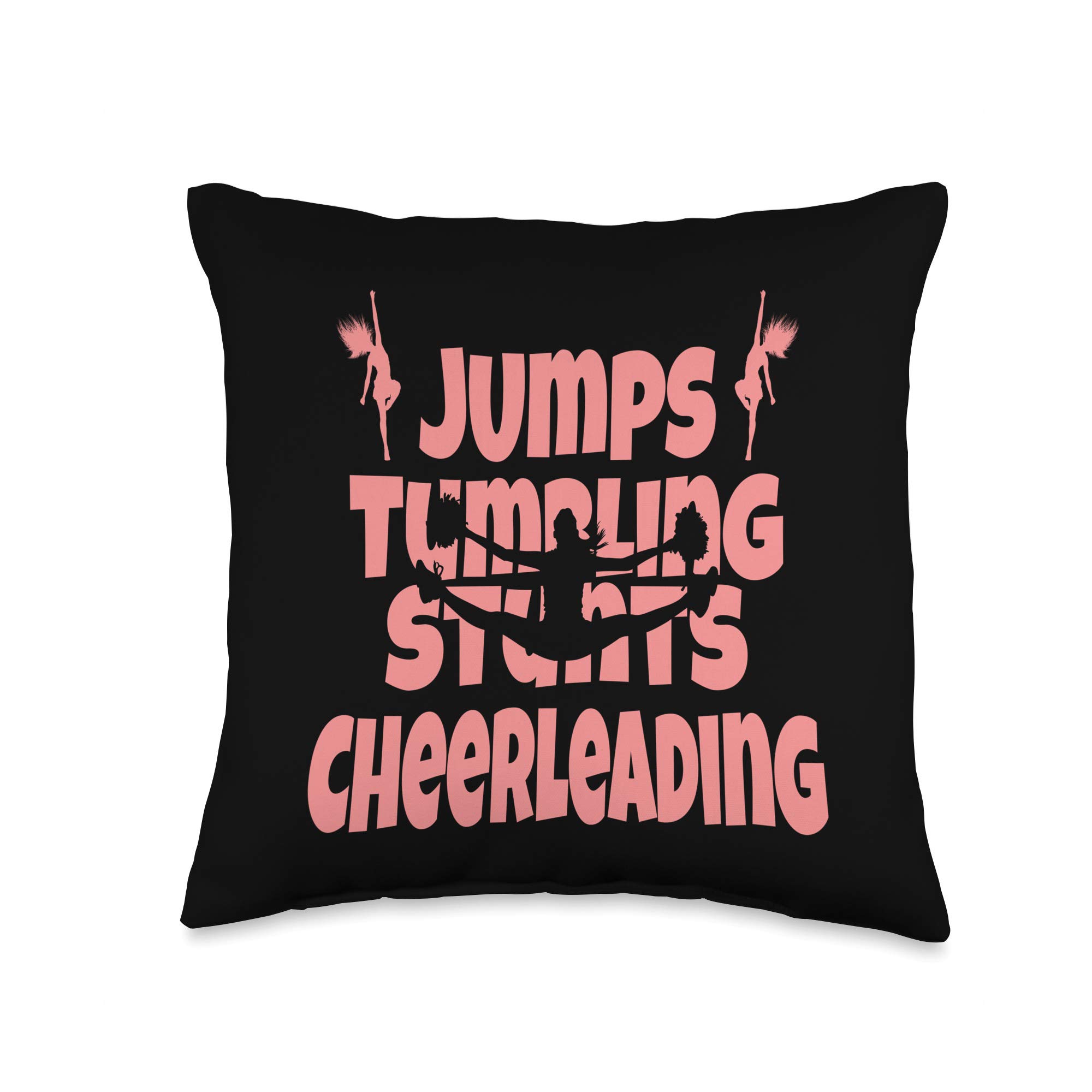 Cheerleading Accessories - Cute Cheerleader Throw Pillow for Team Spirit & Home Decor | Perfect for Cheer Practice, Game Day & Bedroom Decor
