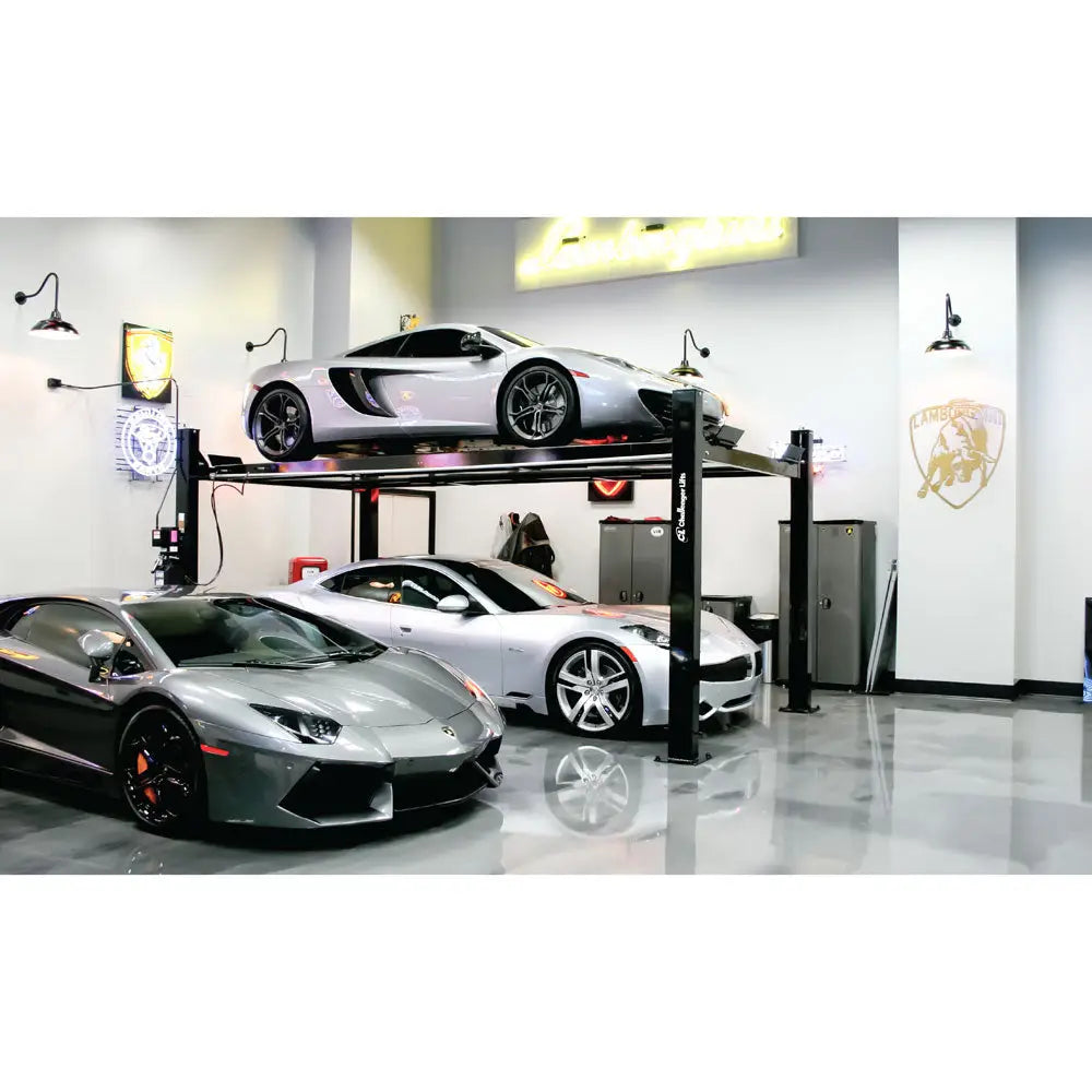 Challenger CL4P9 4 Post Car Lift - 9,000 lbs Capacity, ALI Certified for Auto Repair & Storage | Perfect for Home Garages & Professional Workshops