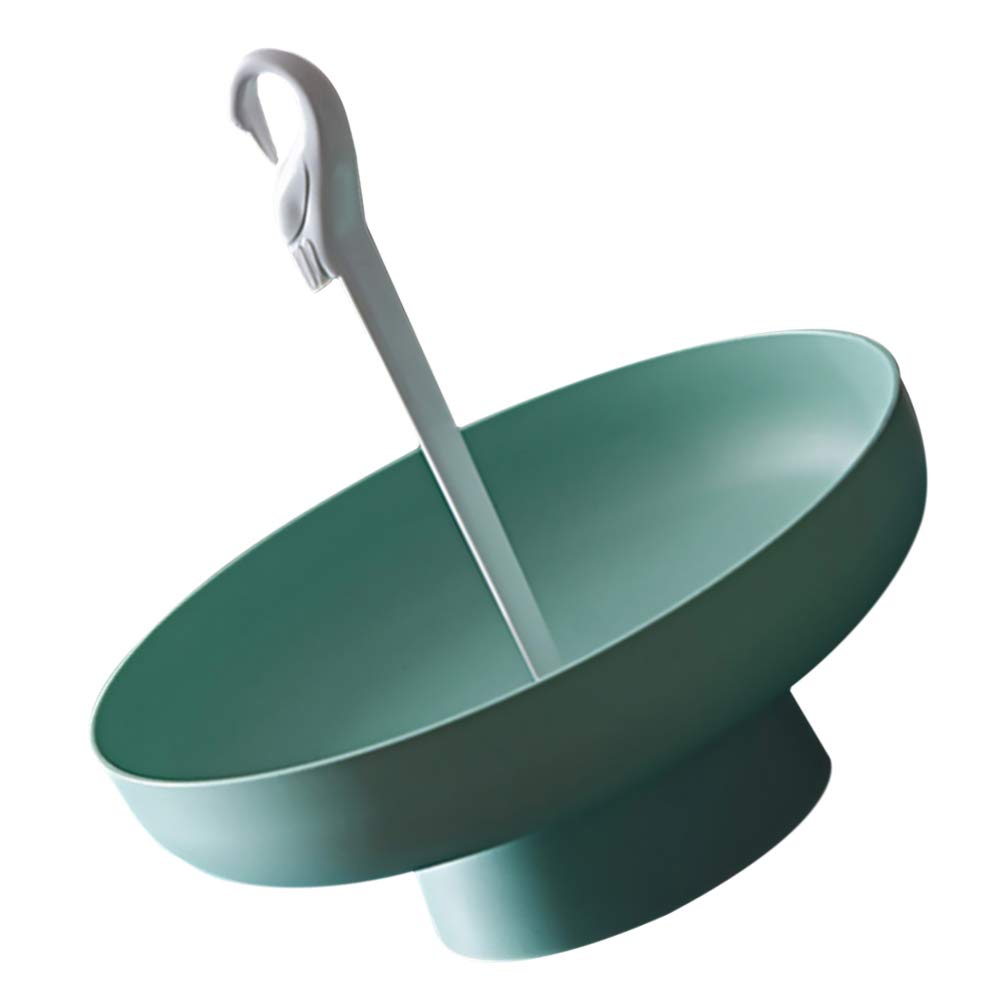 Elegant Swan-Shaped Countertop Fruit Bowl & Snack Serving Tray - Perfect for Nuts, Appetizers, and Party Platters - Stylish Green Home & Office Decor for Dining, Entertaining, and Kitchen Organization