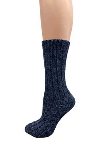 Women's Thick Warm Wool Hiking Socks for Outdoor Adventures - Sierra Socks Crew Socks for Winter, Camping & Trekking