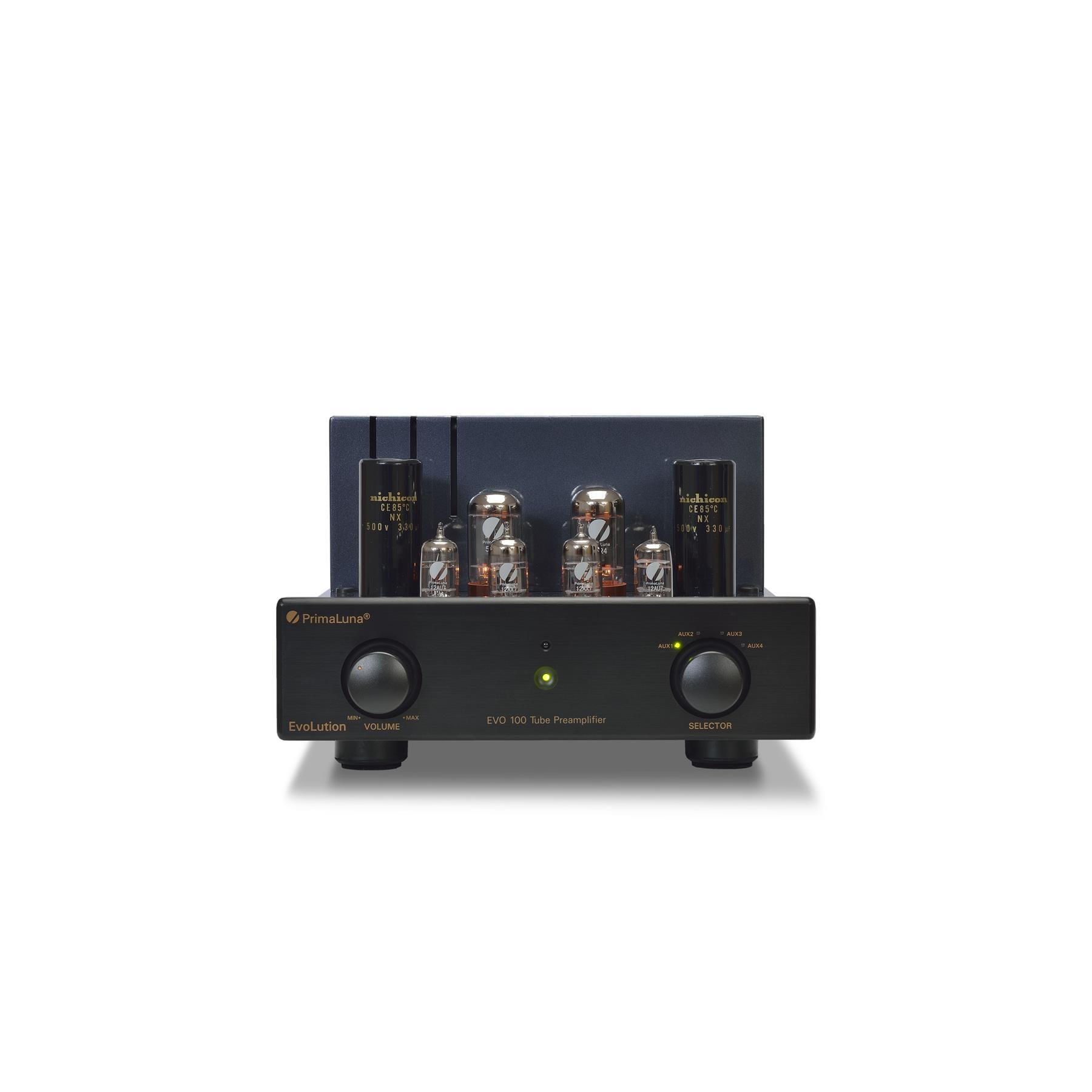 PrimaLuna Evo 100 Tube Preamplifier - High-End Audio Component for Home Theater & Hi-Fi Stereo Systems - Perfect for Audiophiles & Music Enthusiasts