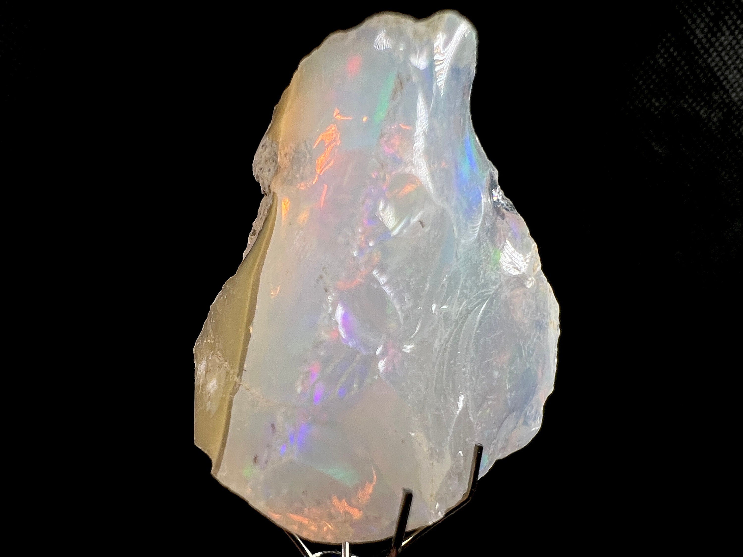 4A Welo Opal Raw Crystal - Certified Cutting Grade Opal Gemstone for Jewelry Making | Perfect for Rings, Necklaces & DIY Craft Projects