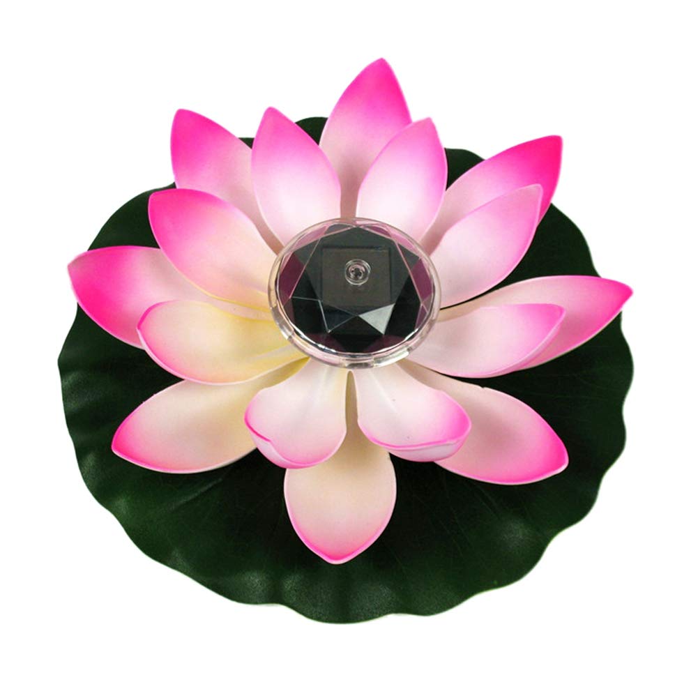Solar Powered LED Lotus Flower Lamp - RGB Color Changing, Waterproof Floating Pond Light for Outdoor Garden, Pool, Party Decor | Perfect Gift for Home, Wedding, Holiday & Nighttime Ambiance