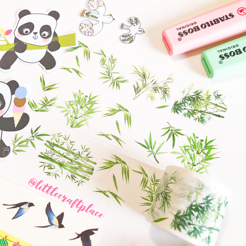 Decorative Bamboo Washi Tape for Scrapbooking, Journaling & DIY Crafts - Eco-Friendly Japanese Paper Tape for Gift Wrapping, Bullet Journals & Home Decor