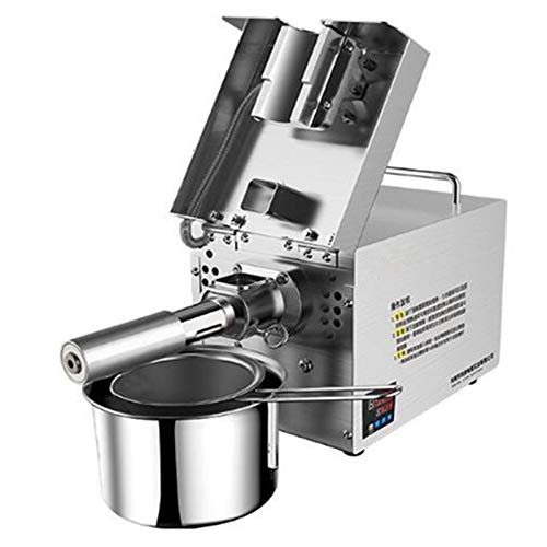 Commercial Cold & Heat Oil Press Machine for Coconut, Almond, Seeds - Heavy Duty Oil Extractor for Home & Restaurant Use
