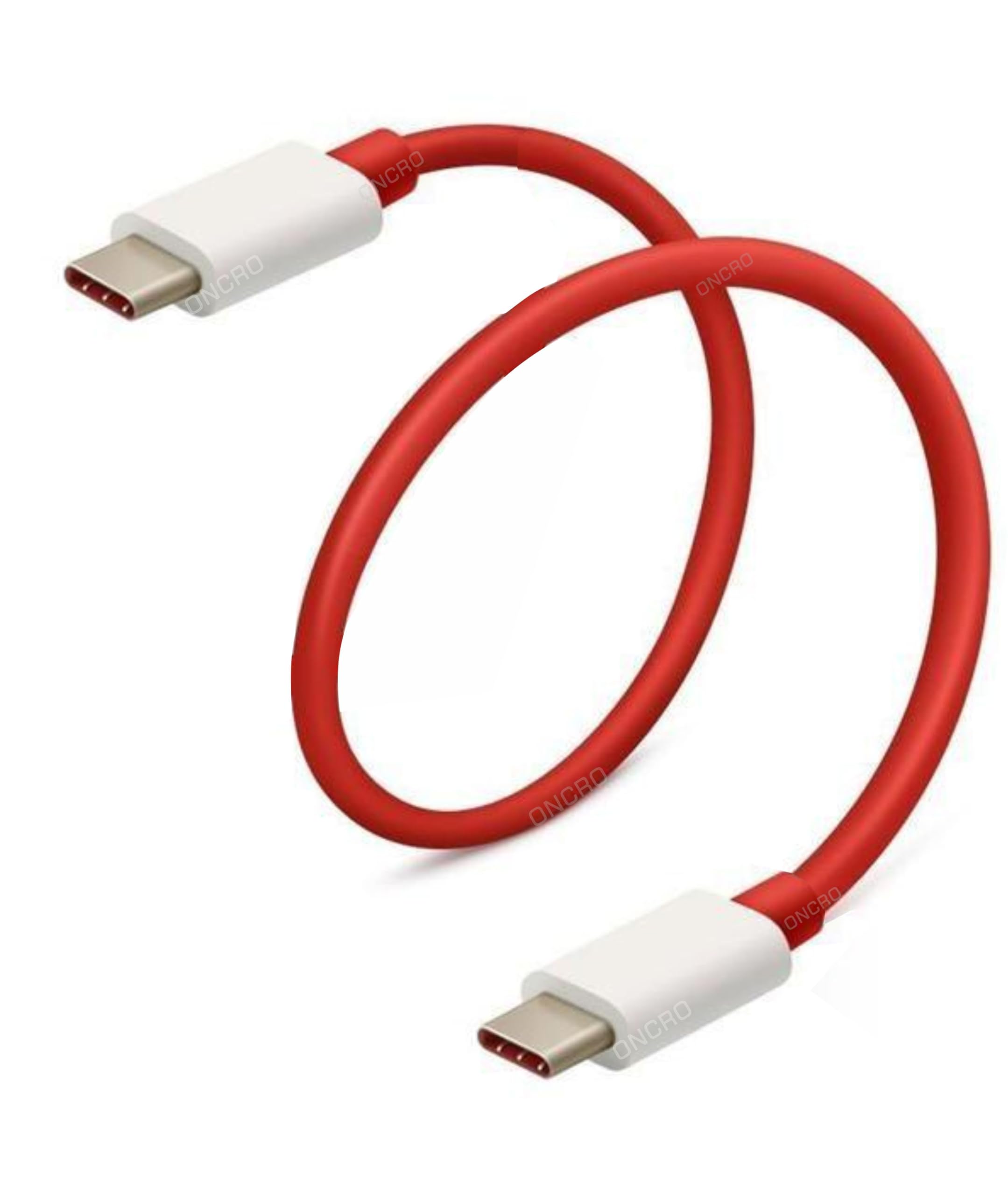 ONCRO® USB Type C to Type C Fast Charging Cable 30W/65W - Short Power Bank Charger for iPhone 15 Pro Max/15 Plus, OnePlus Nord, Samsung Galaxy S23/S22/S21 FE/S20/M34 5G, Fold/Flip 3/4/5 - Perfect for Travel, Home & Office Use