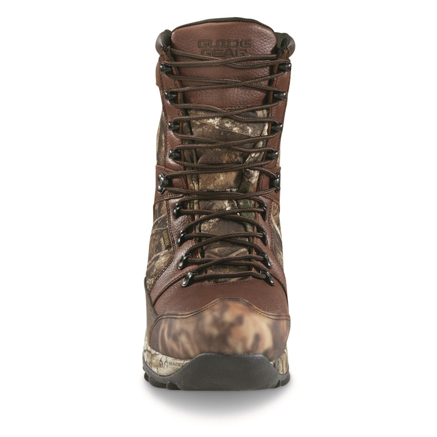 Guide Gear Men's Leather Hunting Boots - Extreme Waterproof Insulated with 2400g Thinsulate Ultra - Warm Winter Boots for Hunting, Hiking & Outdoor Adventures